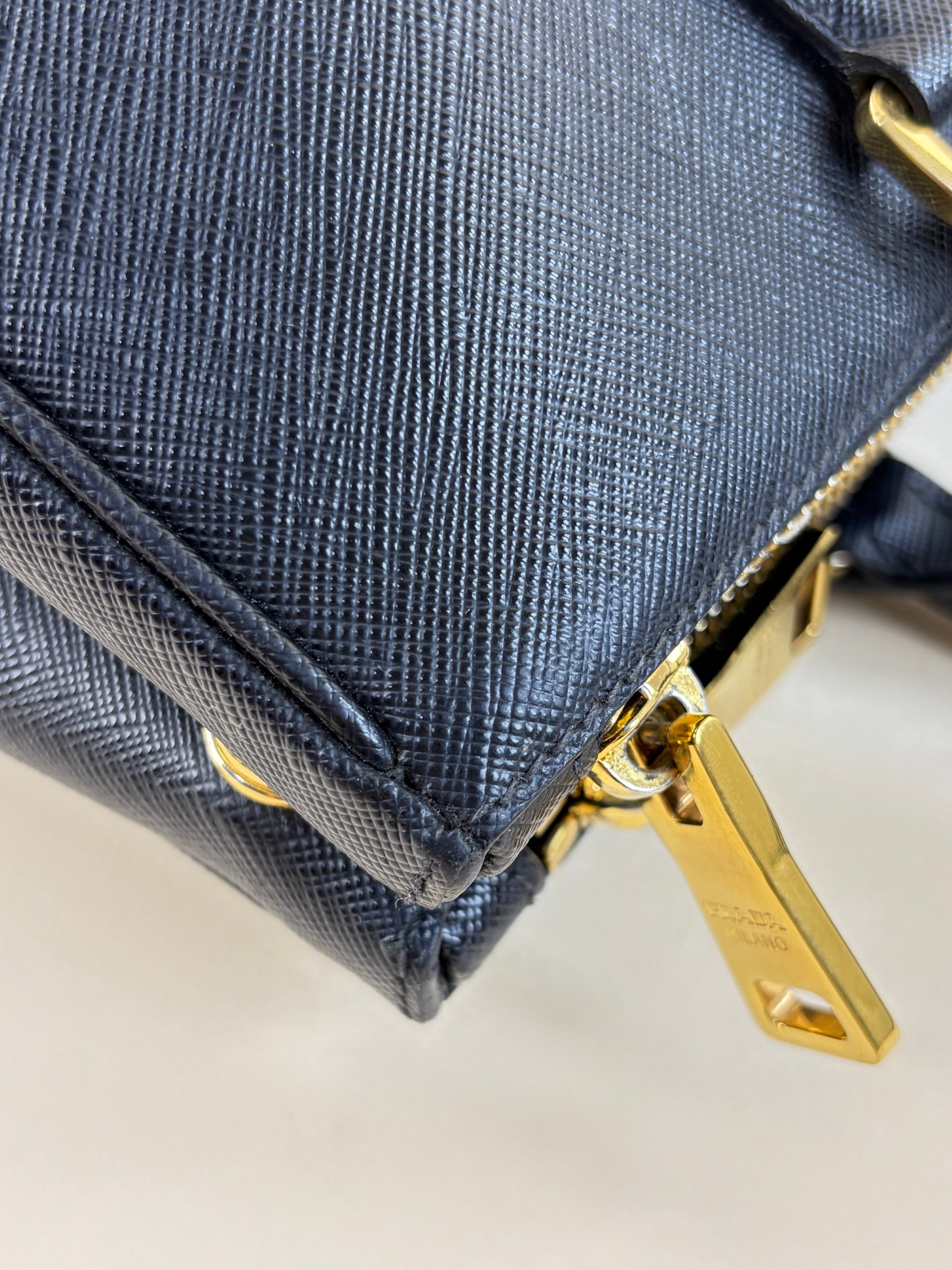 Prada Black Galleria Large Tote Bag