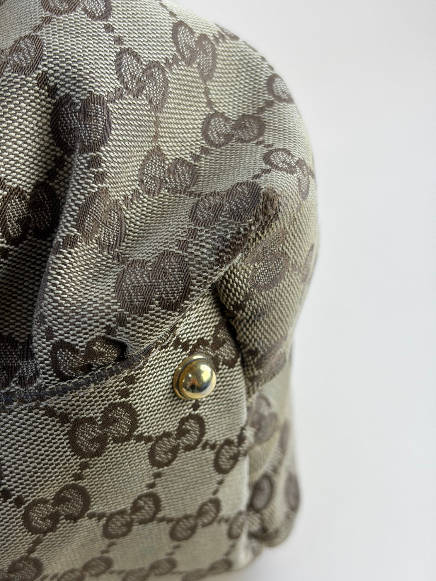 GUCCI gg canvas g interlocking large tote bag