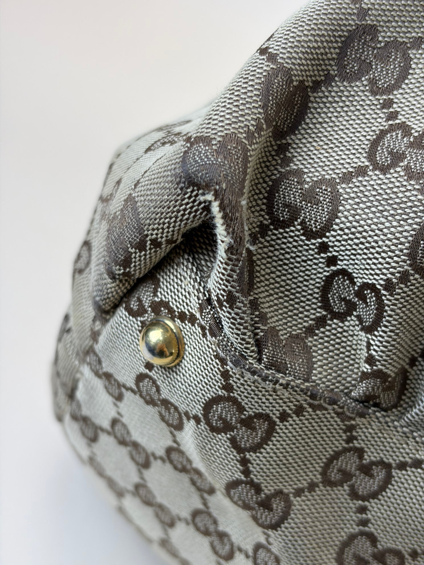 GUCCI gg canvas g interlocking large tote bag