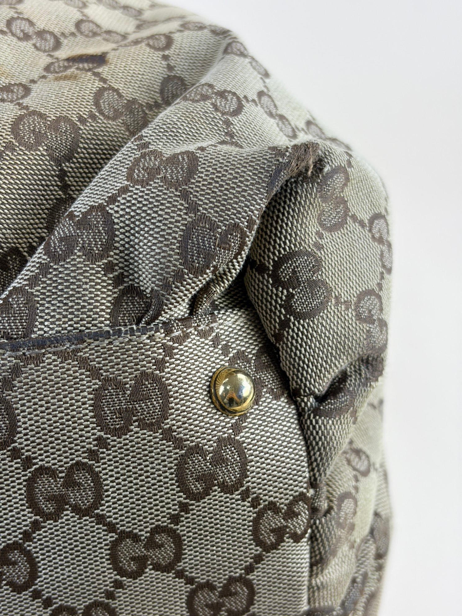 GUCCI gg canvas g interlocking large tote bag