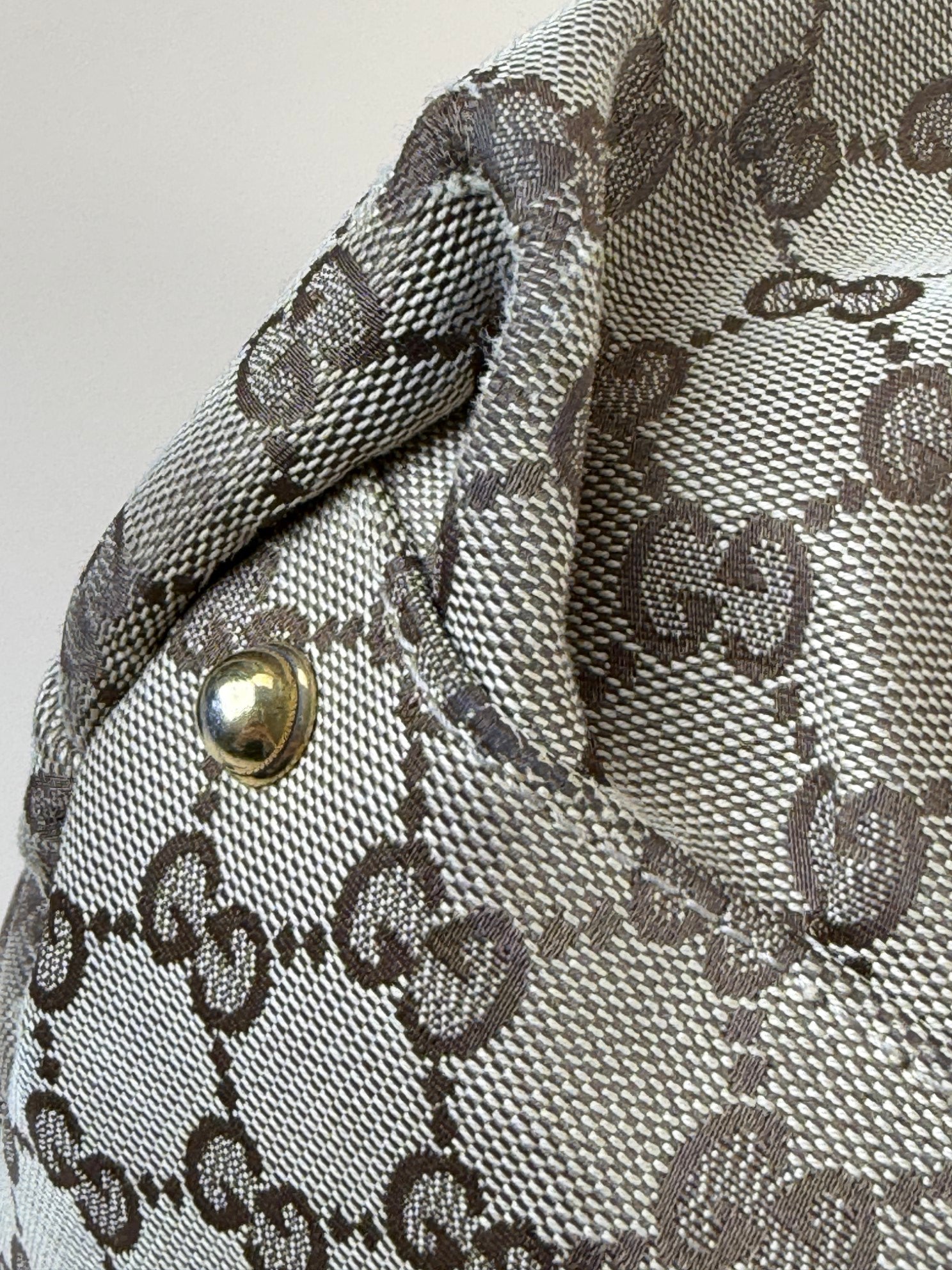 GUCCI gg canvas g interlocking large tote bag