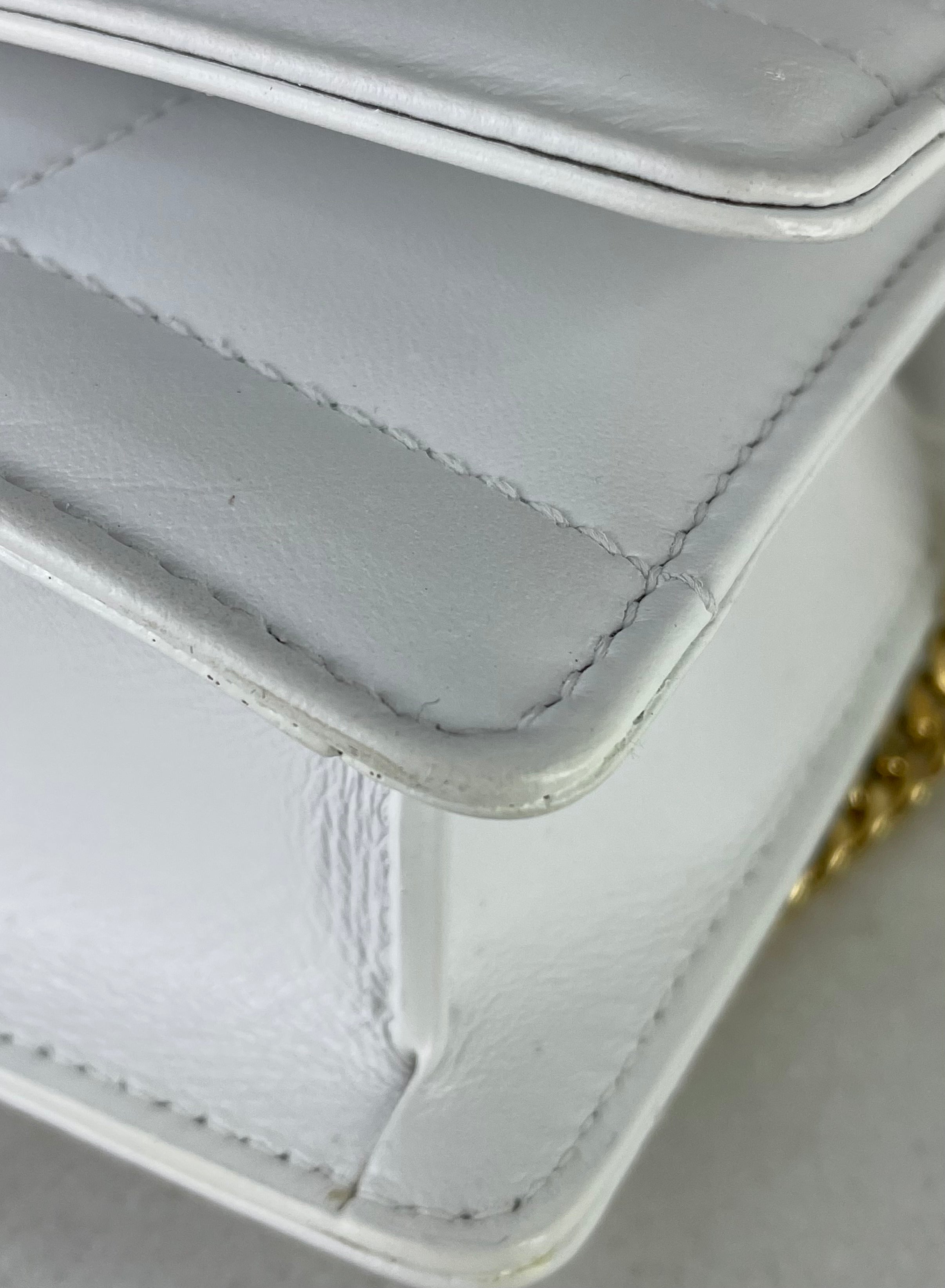 Burberry White Lola TB Crossbody Clutch Bag-Clutch Bag-Burberry-The Closet Egypt