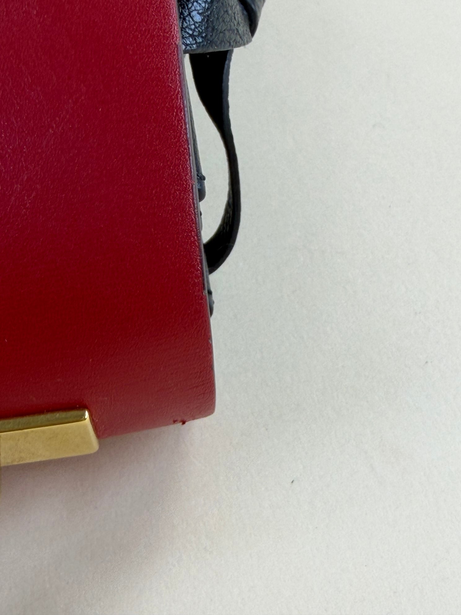 Valentino Bicolor VRING red and black Shoulder Bag