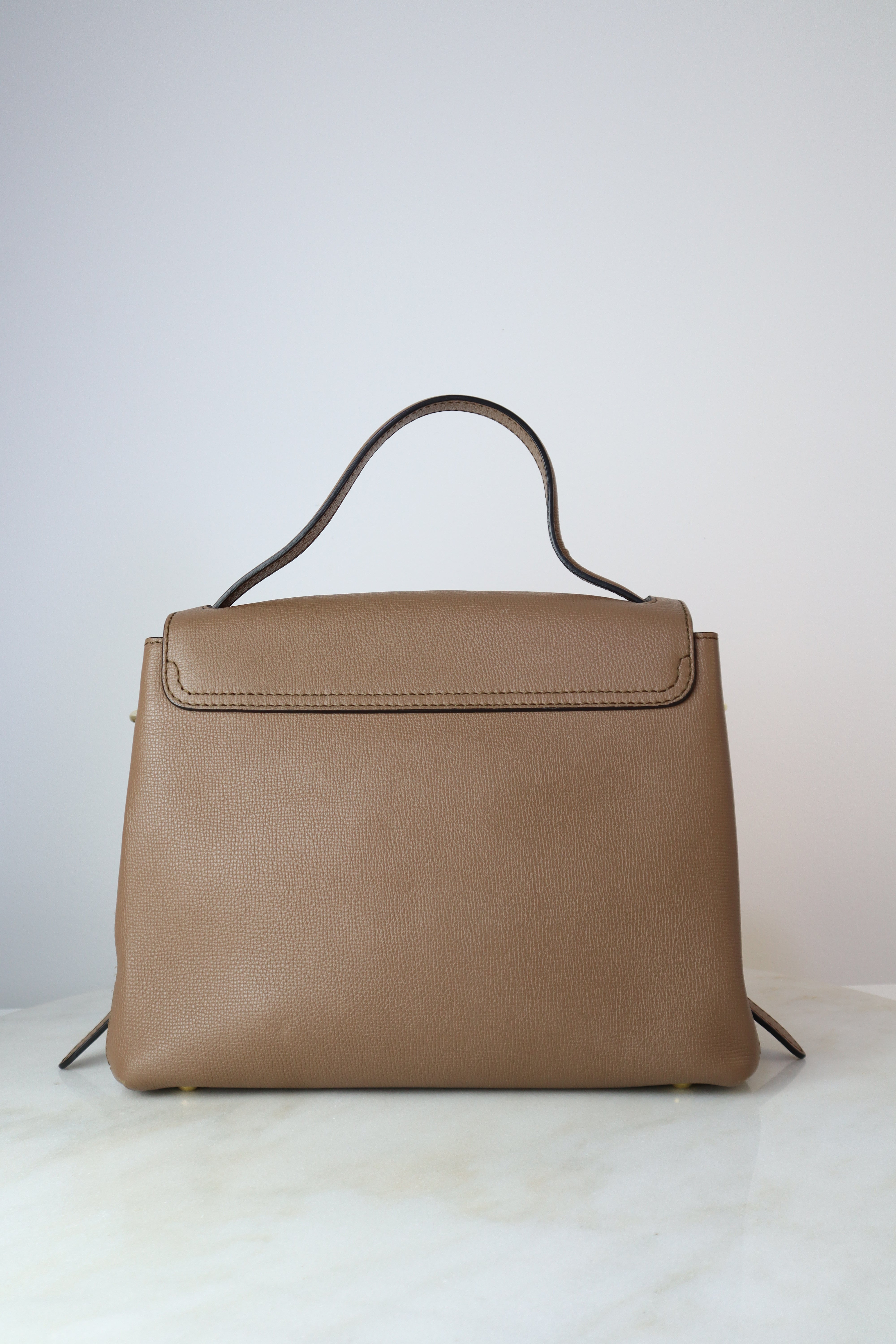 Burberry Beige Camberley Medium Sstchel Top Handle W/ Strap