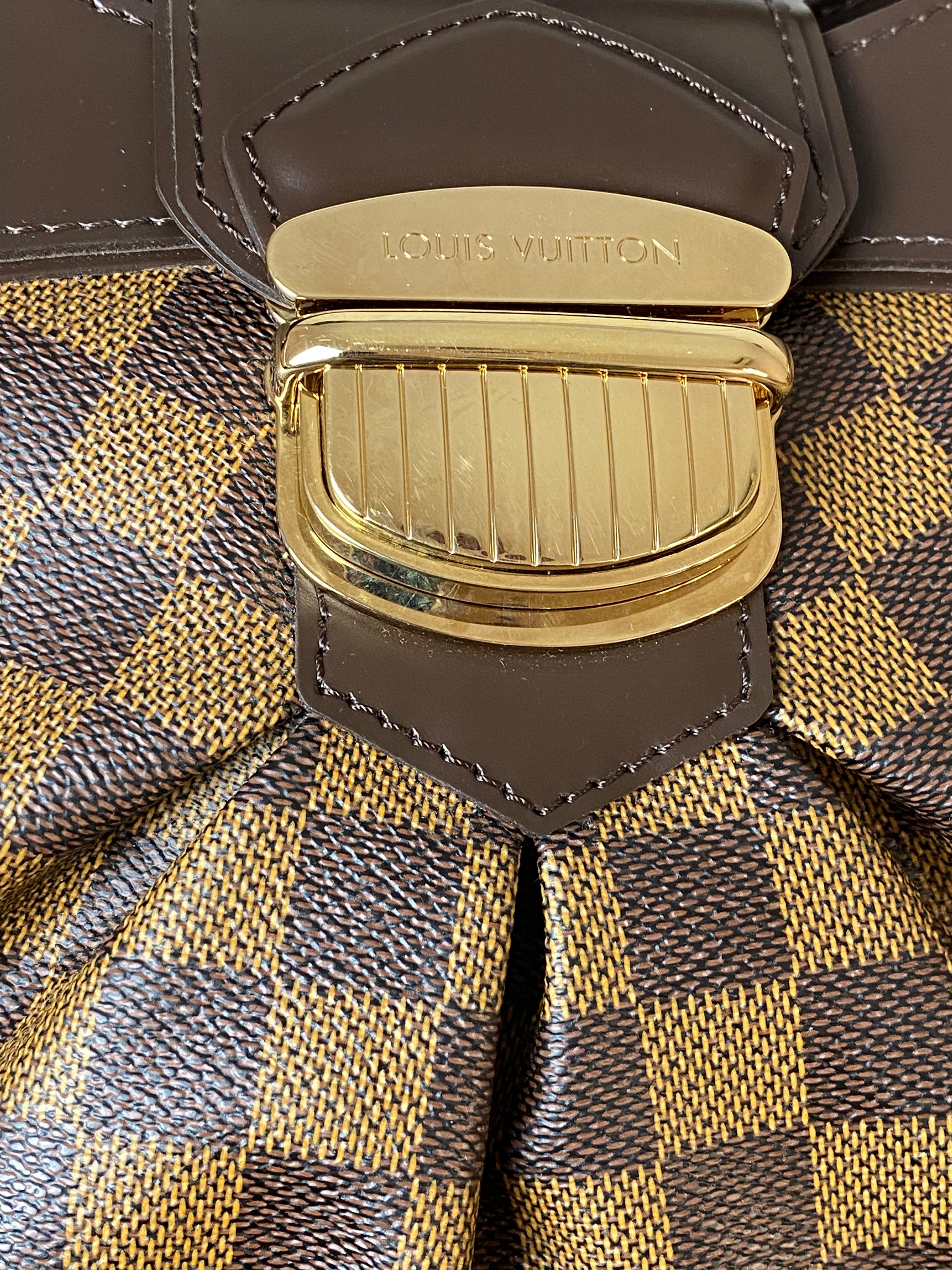Louis Vuitton Damier Ebene Sistina Shoulder Bag-handbag-Louis Vuitton-The Closet Egypt