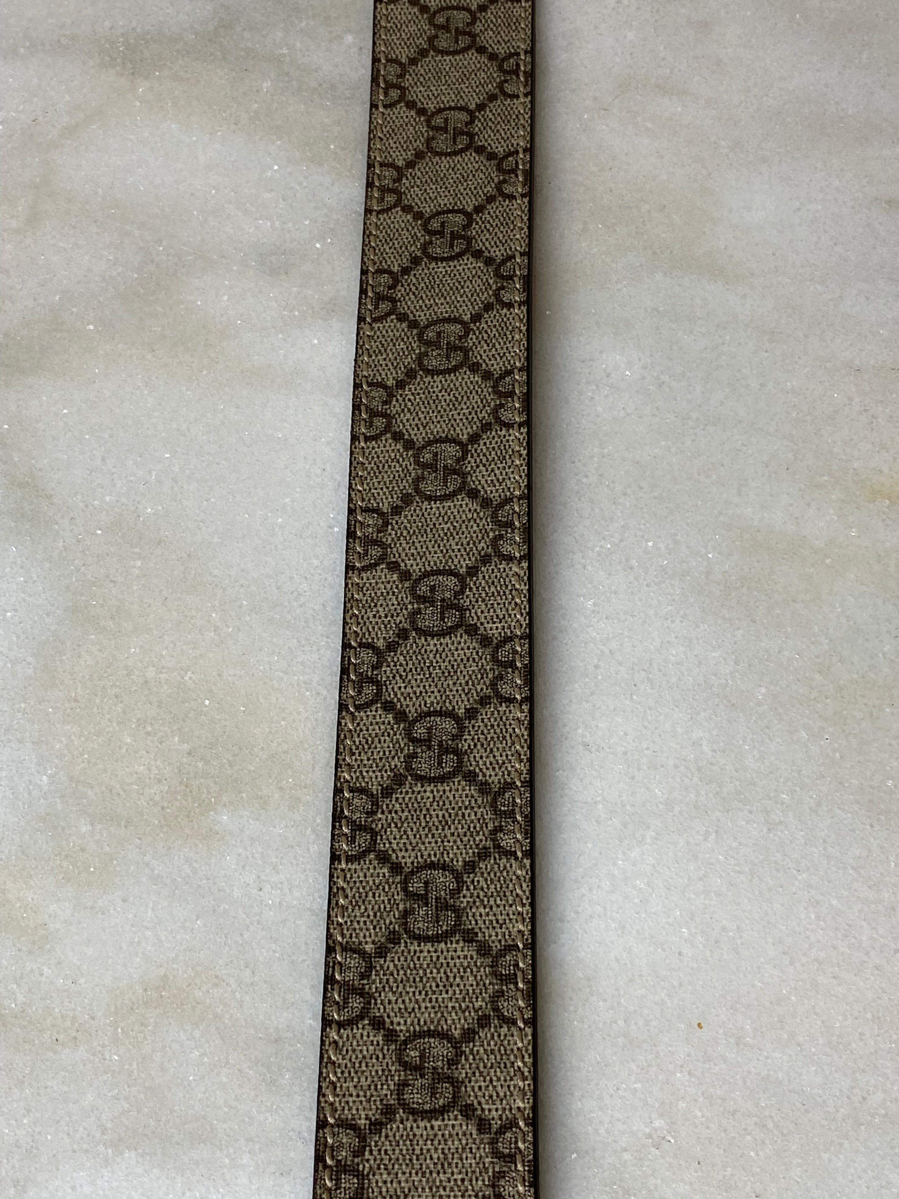 Gucci Bicolor GG Supreme Interlocking G Belt 42-Belt-Gucci-The Closet Egypt