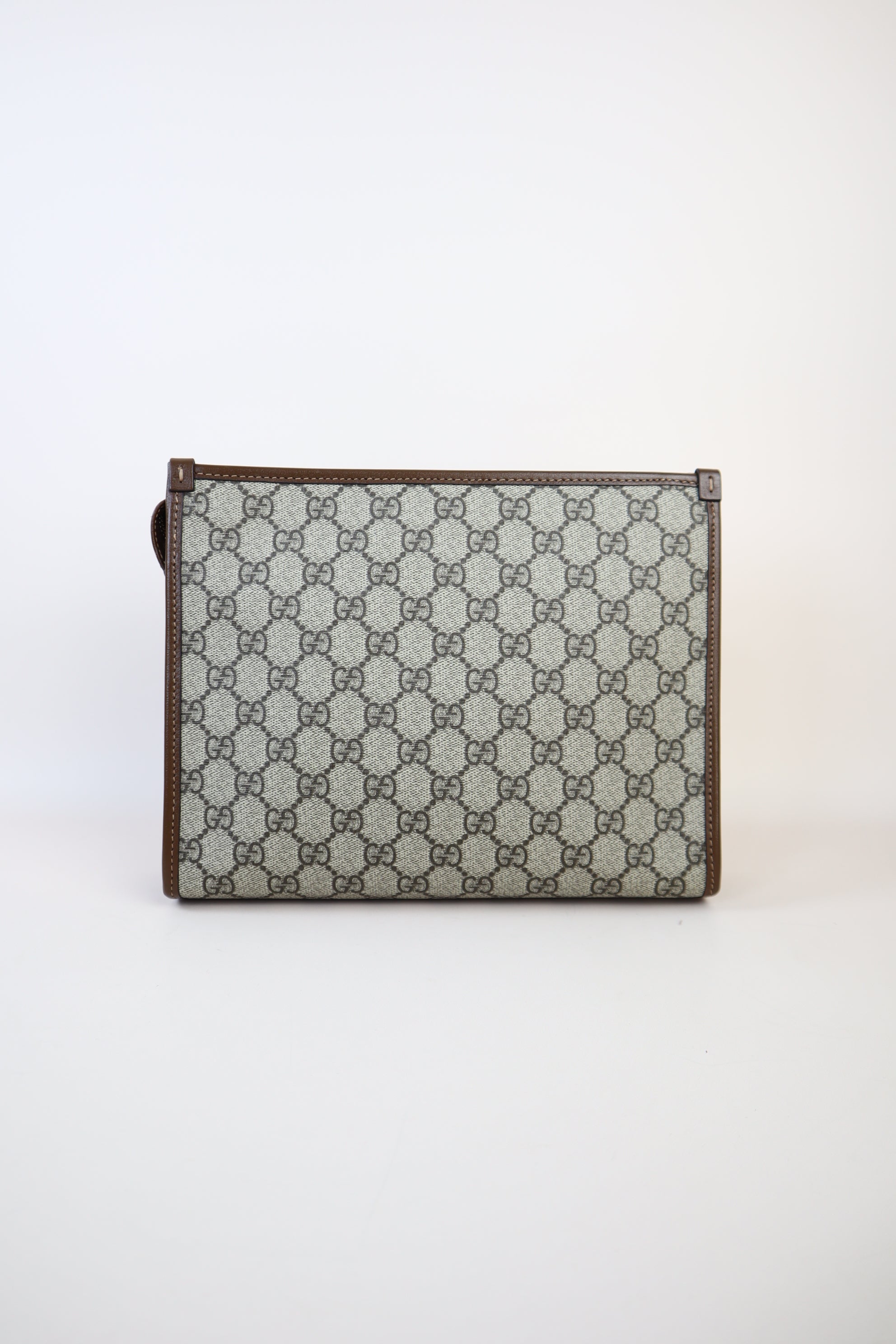 Gucci Brown GG Interlocking Pouch