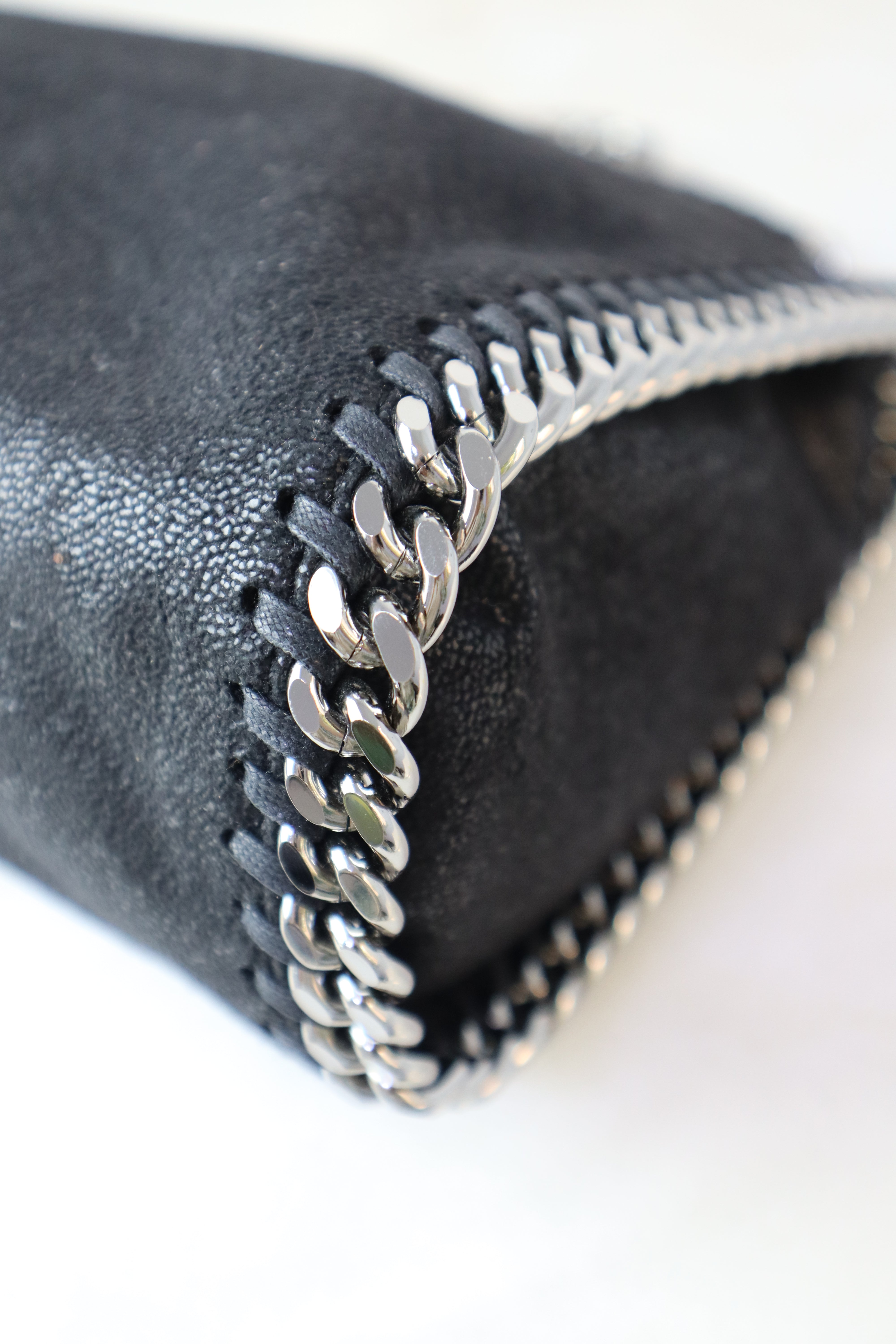 Stella Mccartney Black Falabella Mini Tote Bag
