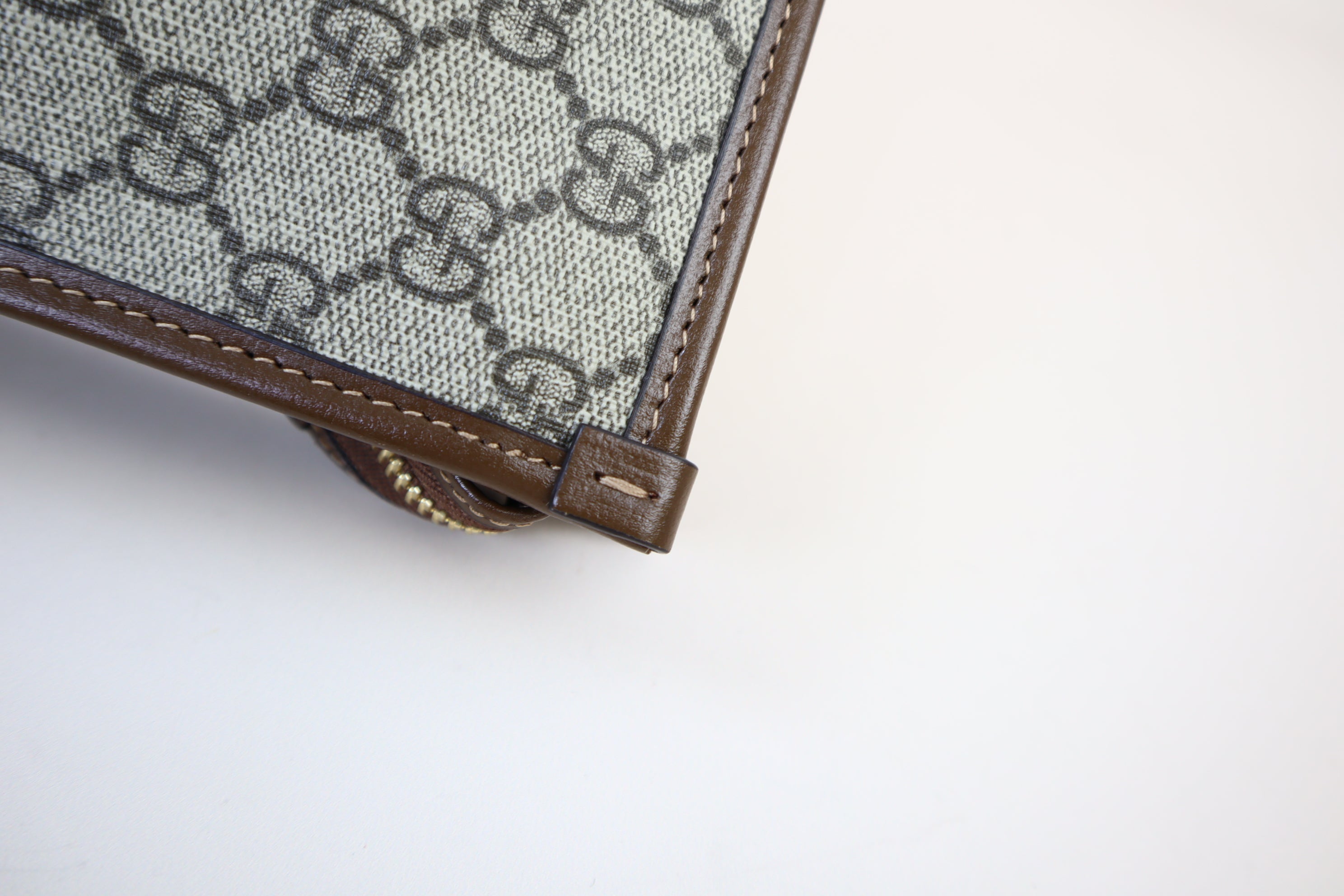 Gucci Brown GG Interlocking Pouch