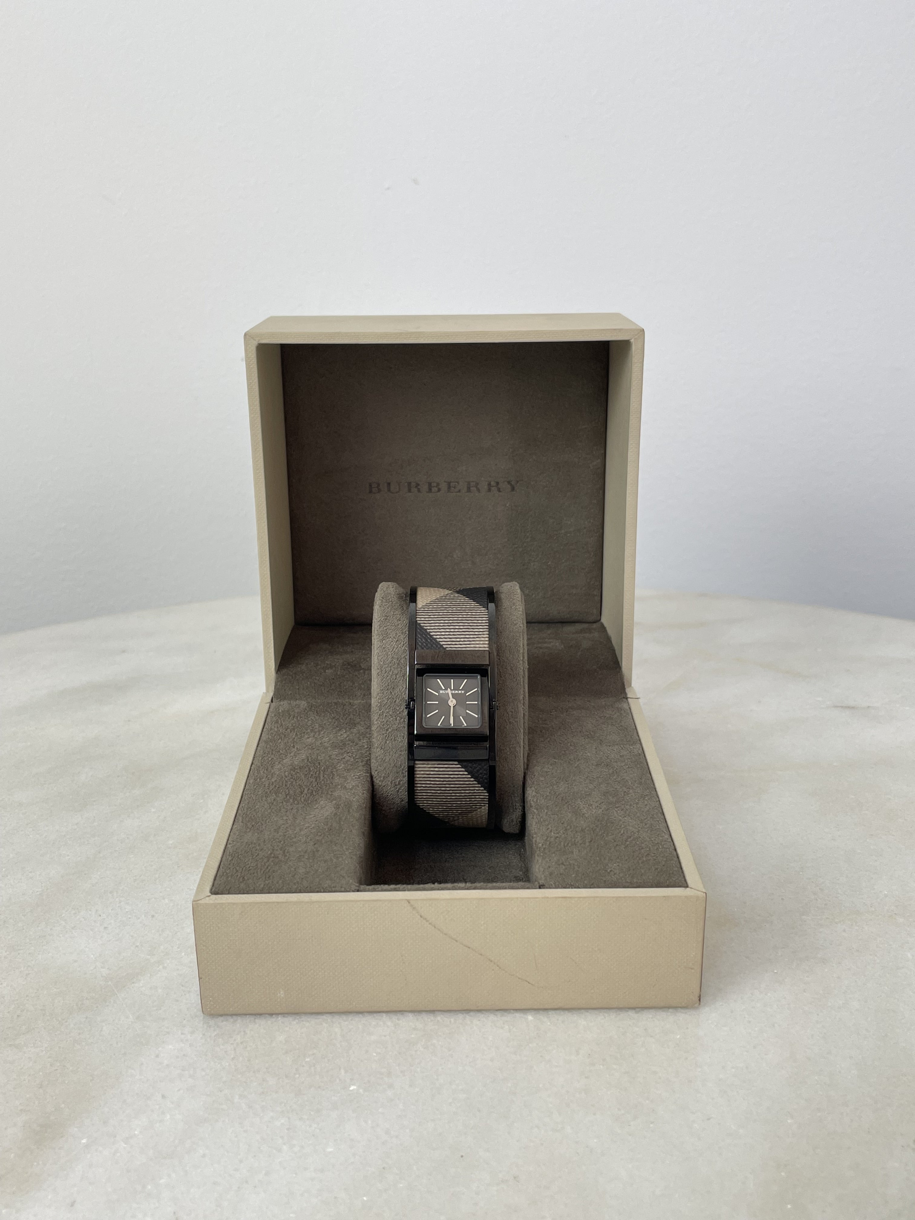 Burberry Black Stainless Steel House Check Watch-Watch-Burberry-The Closet Egypt