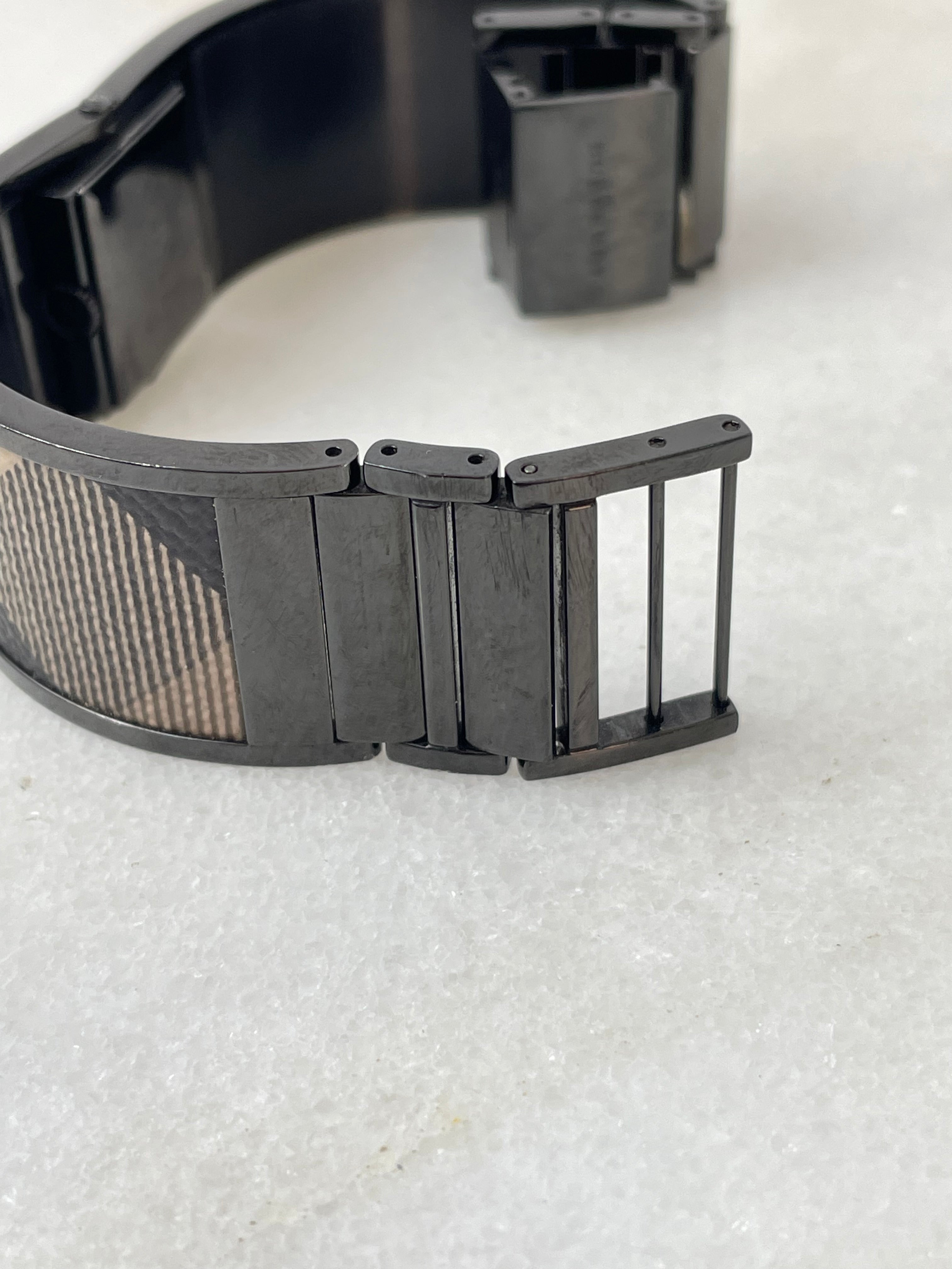 Burberry Black Stainless Steel House Check Watch-Watch-Burberry-The Closet Egypt