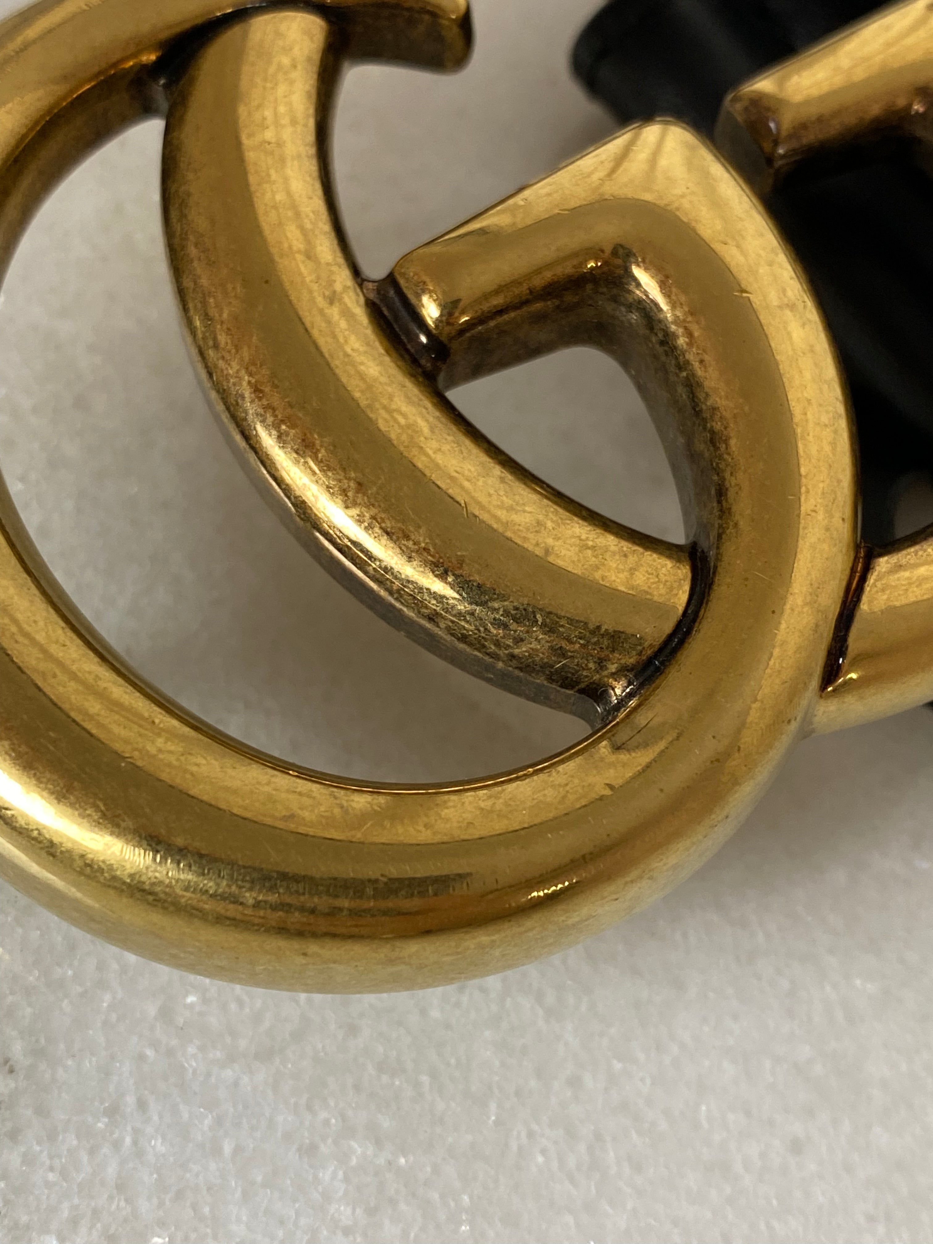 Gucci Black GG Belt 36-Belt-Gucci-The Closet Egypt