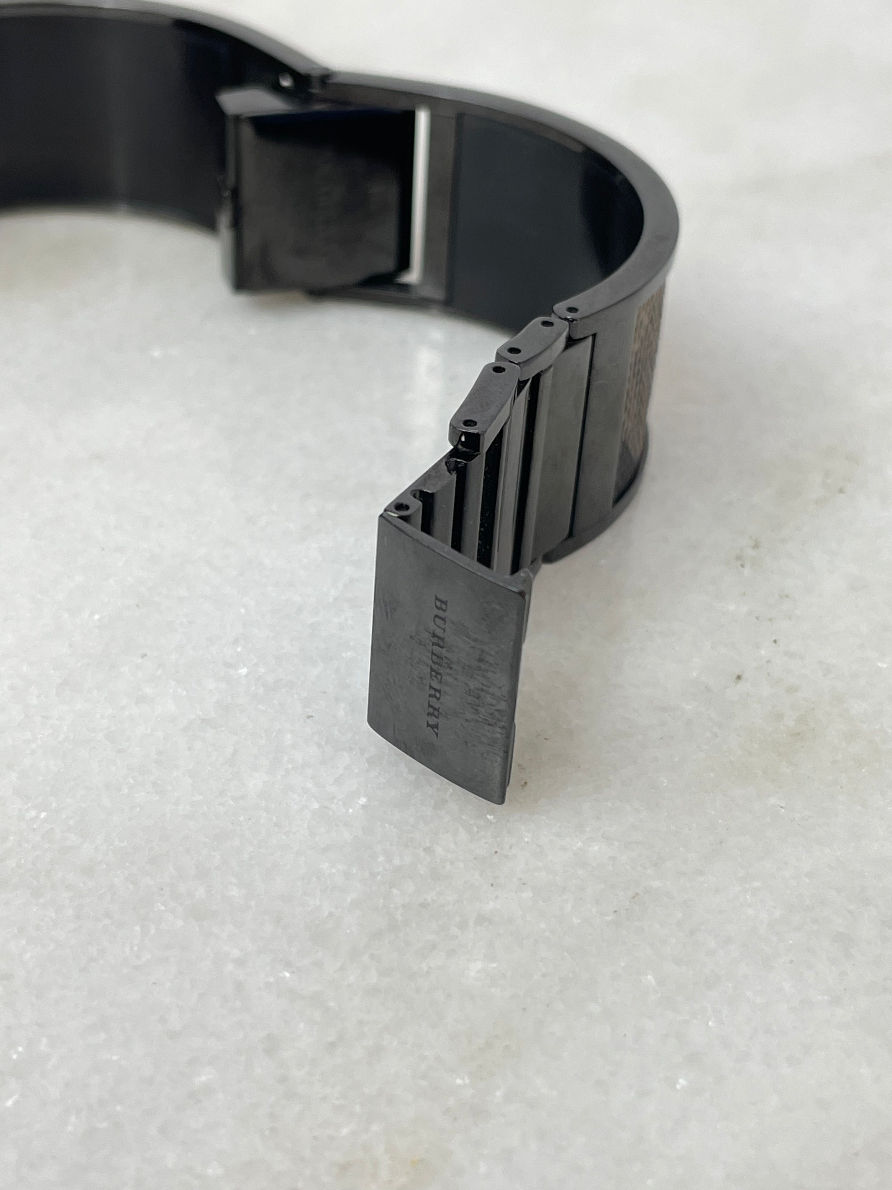 Burberry Black Stainless Steel House Check Watch-Watch-Burberry-The Closet Egypt