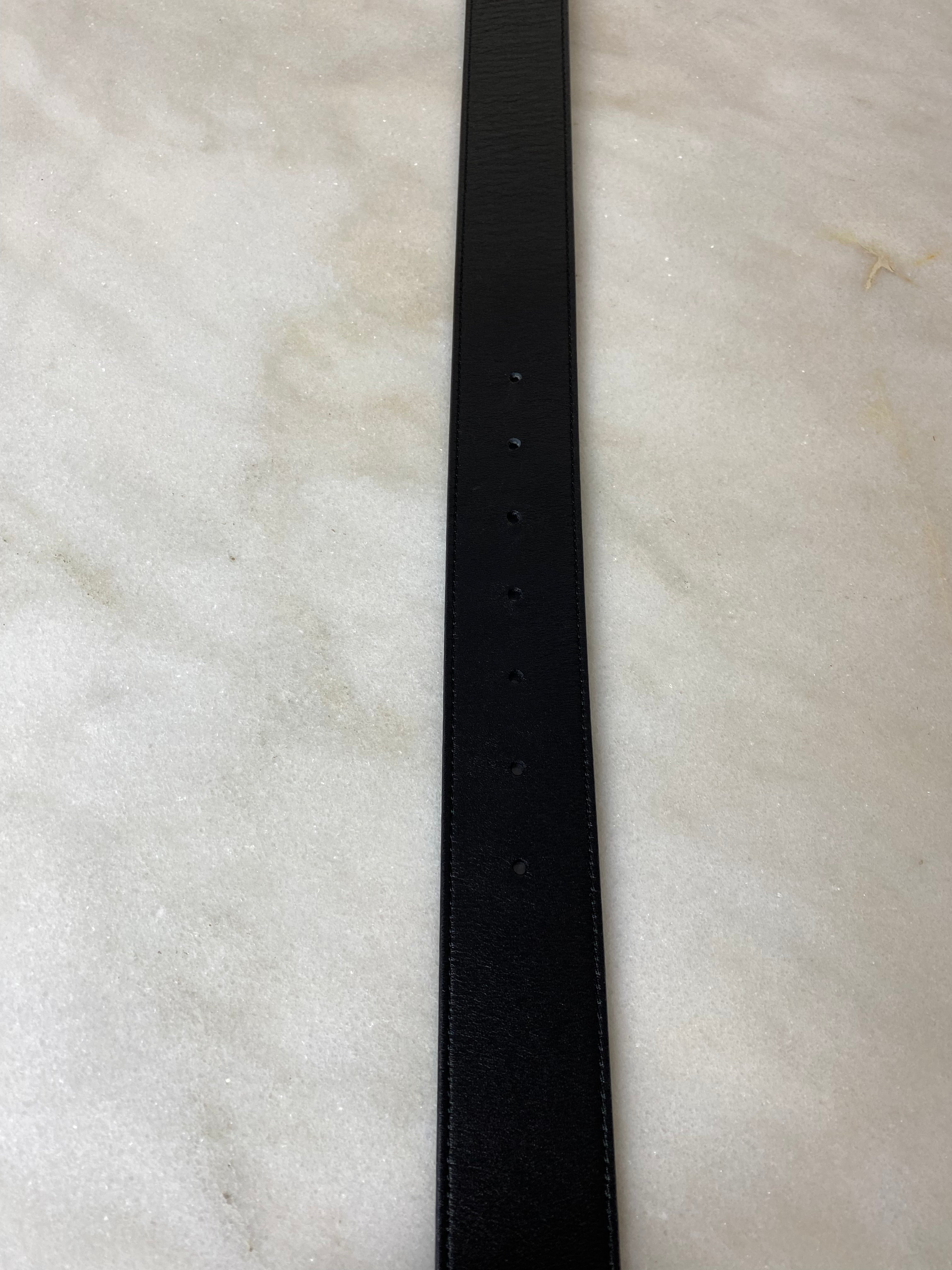 Gucci Black GG Belt 36-Belt-Gucci-The Closet Egypt