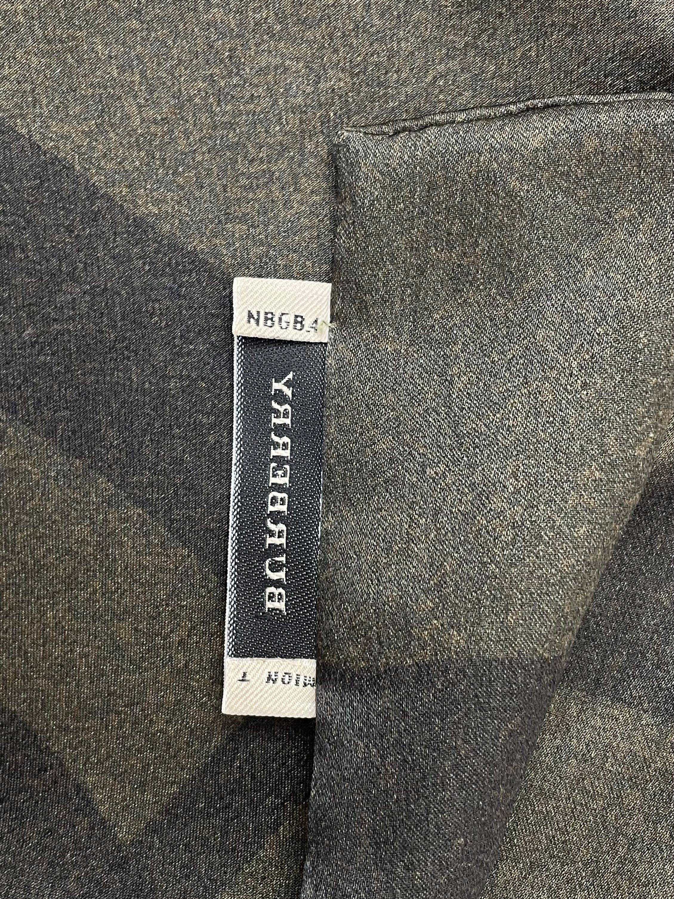 Burberry Olive Nova Check Silk Scarf-Scarf-Burberry-The Closet Egypt
