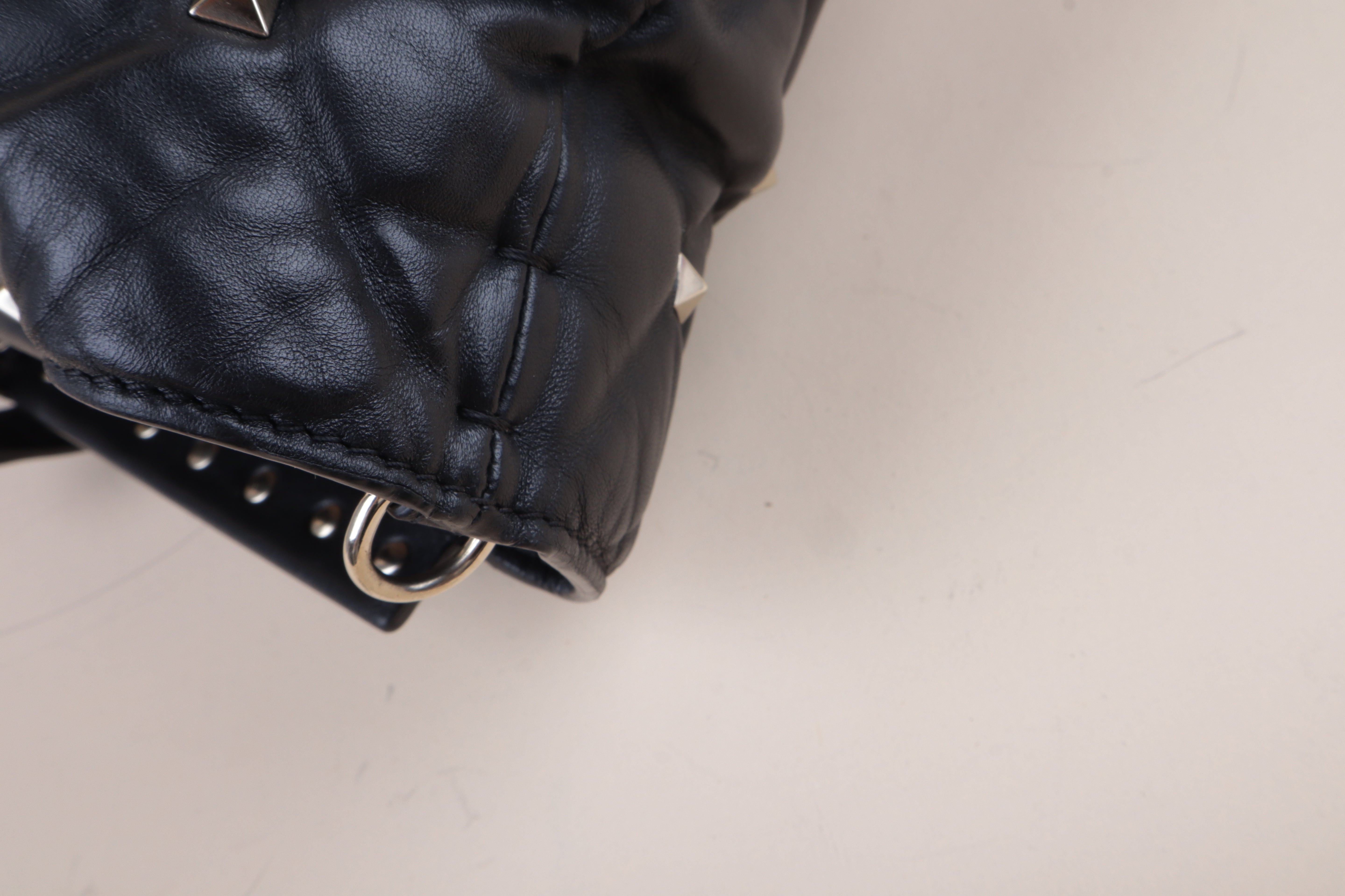 Valentino Black Candystud Crossbody Bag