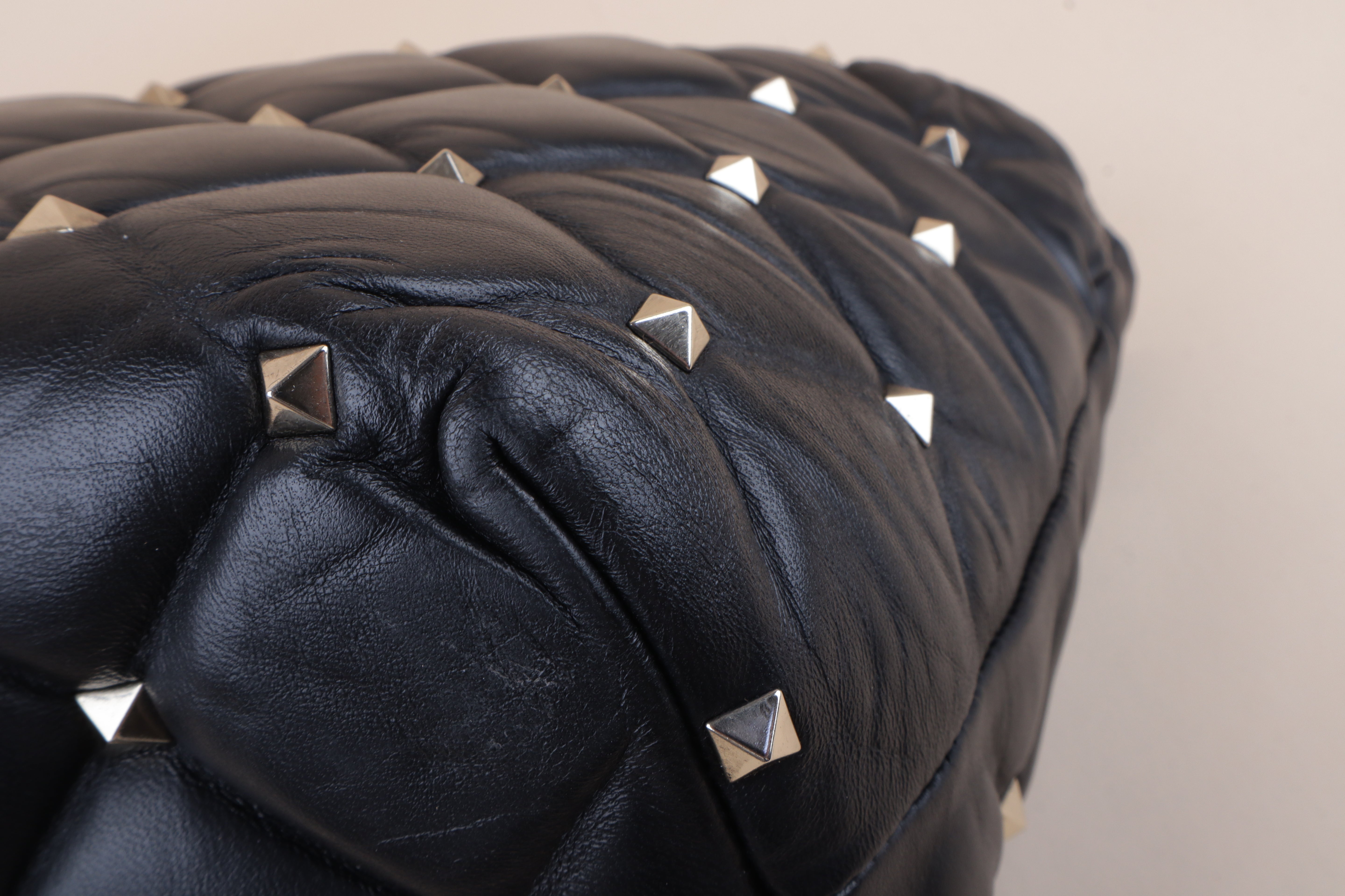 Valentino Black Candystud Crossbody Bag