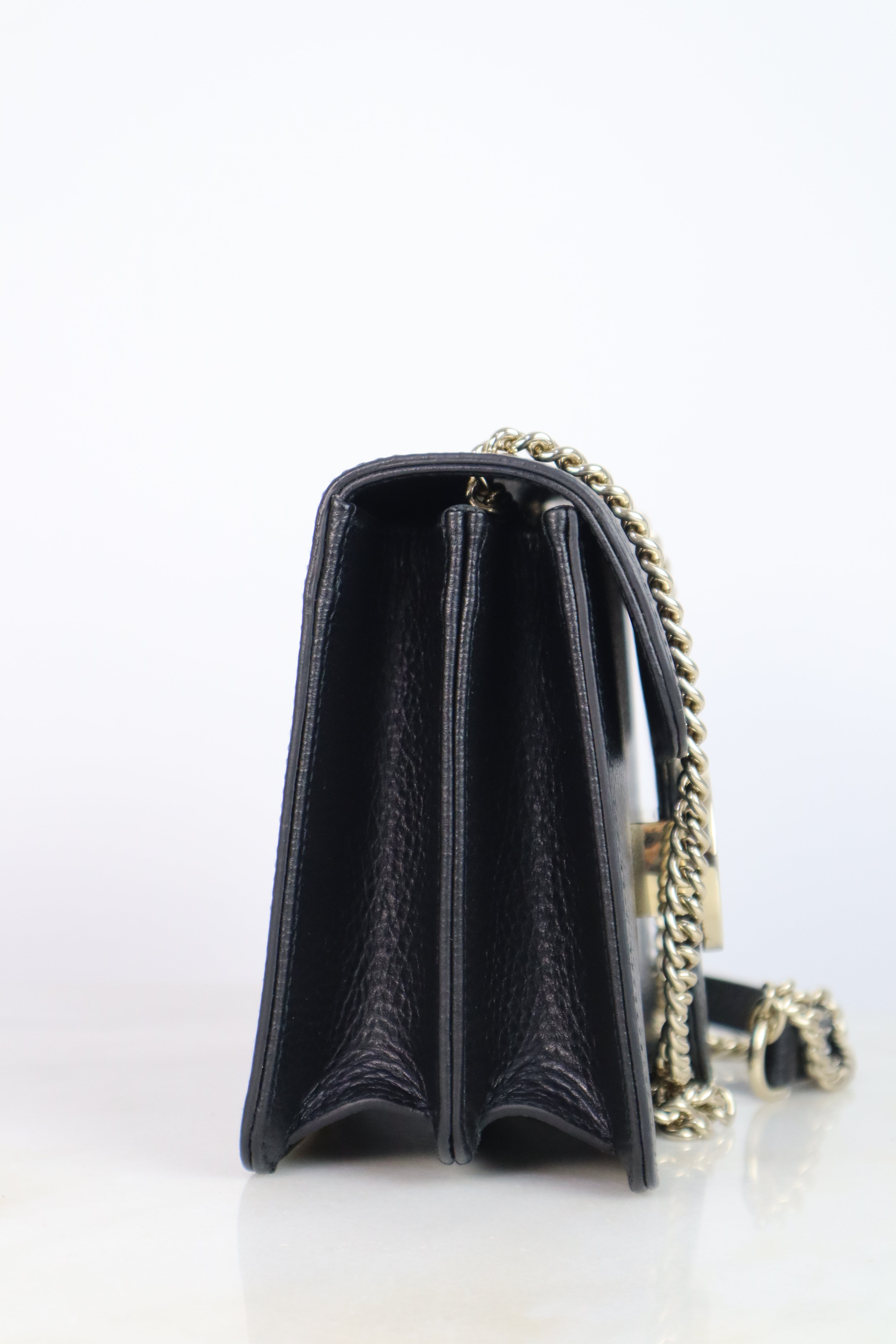 Gucci Black Interlocking G Shoulder Bag