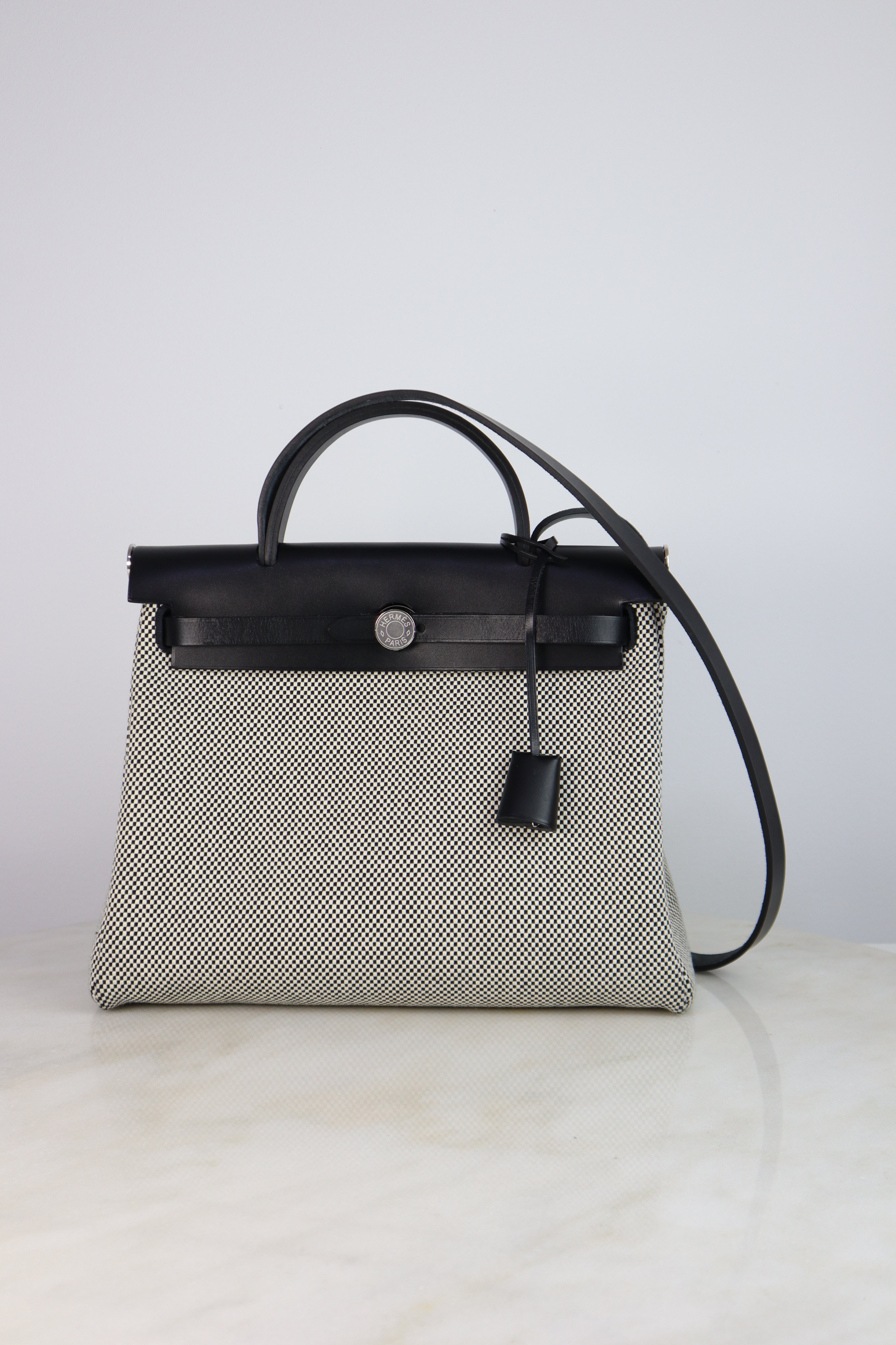 Hermes Bicolor Herbag 31 Shoulder Bag
