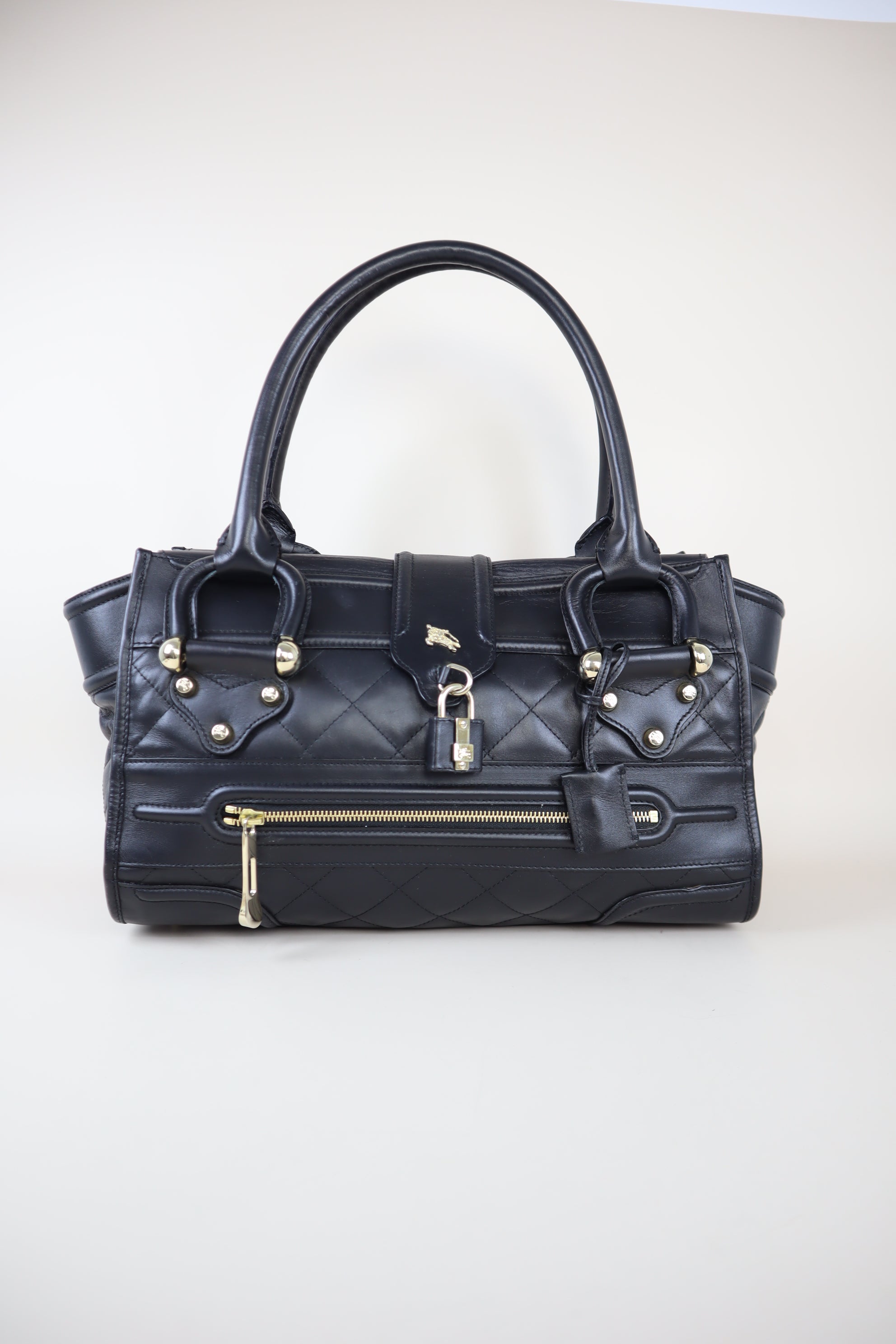 Burberry Black Manor Tote Bag
