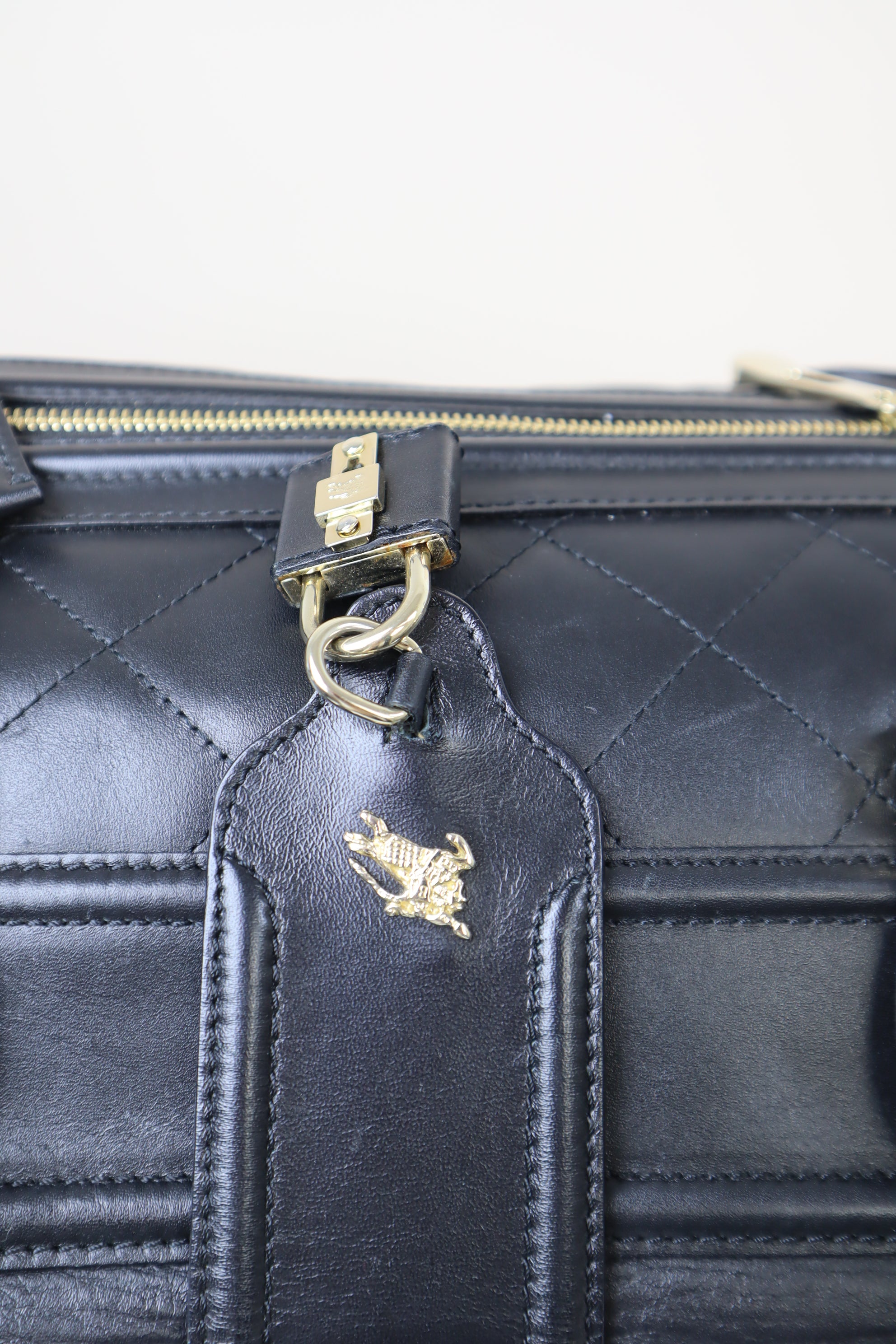 Burberry Black Manor Tote Bag