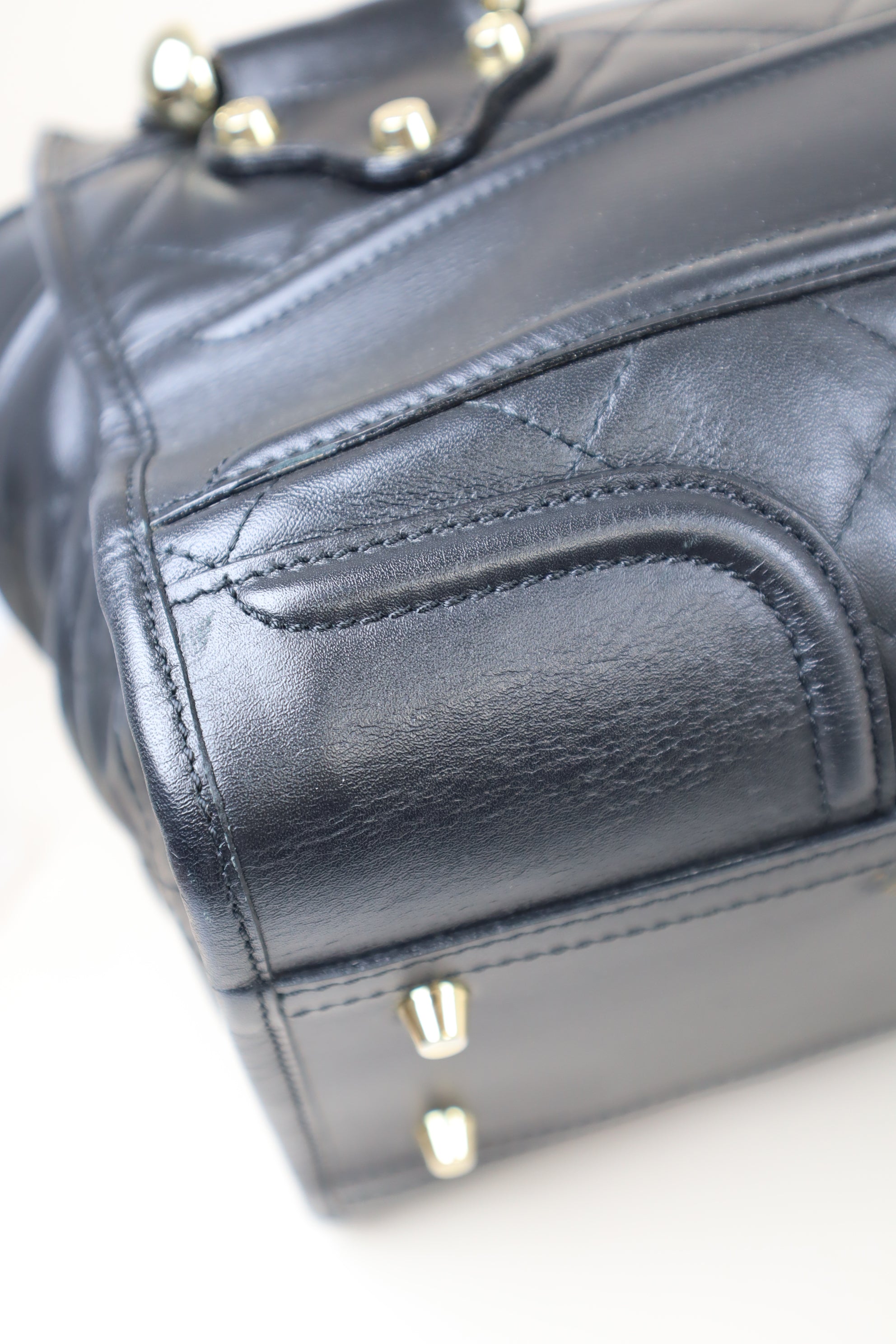 Burberry Black Manor Tote Bag