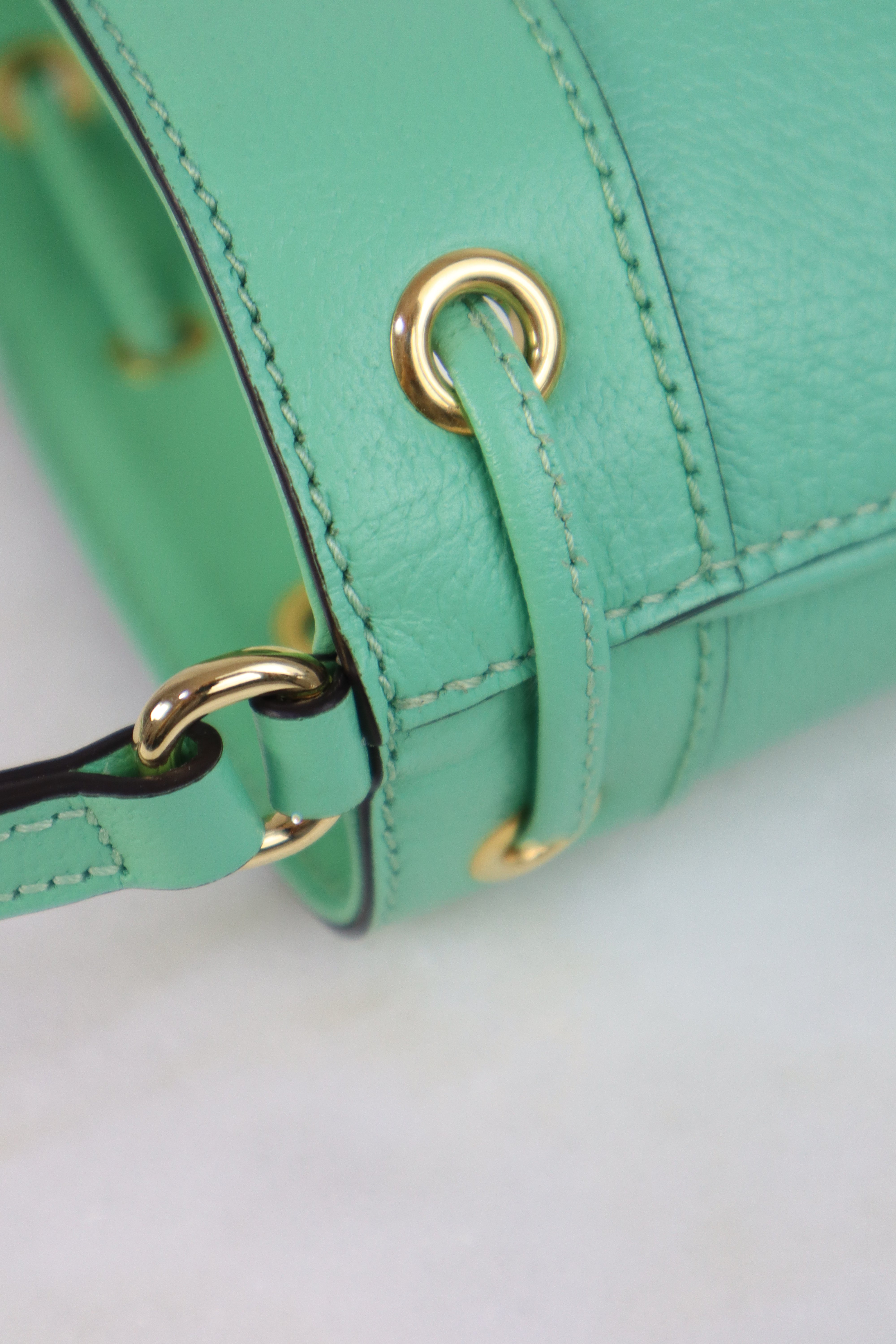 Gucci Mint Green Bucket Bag