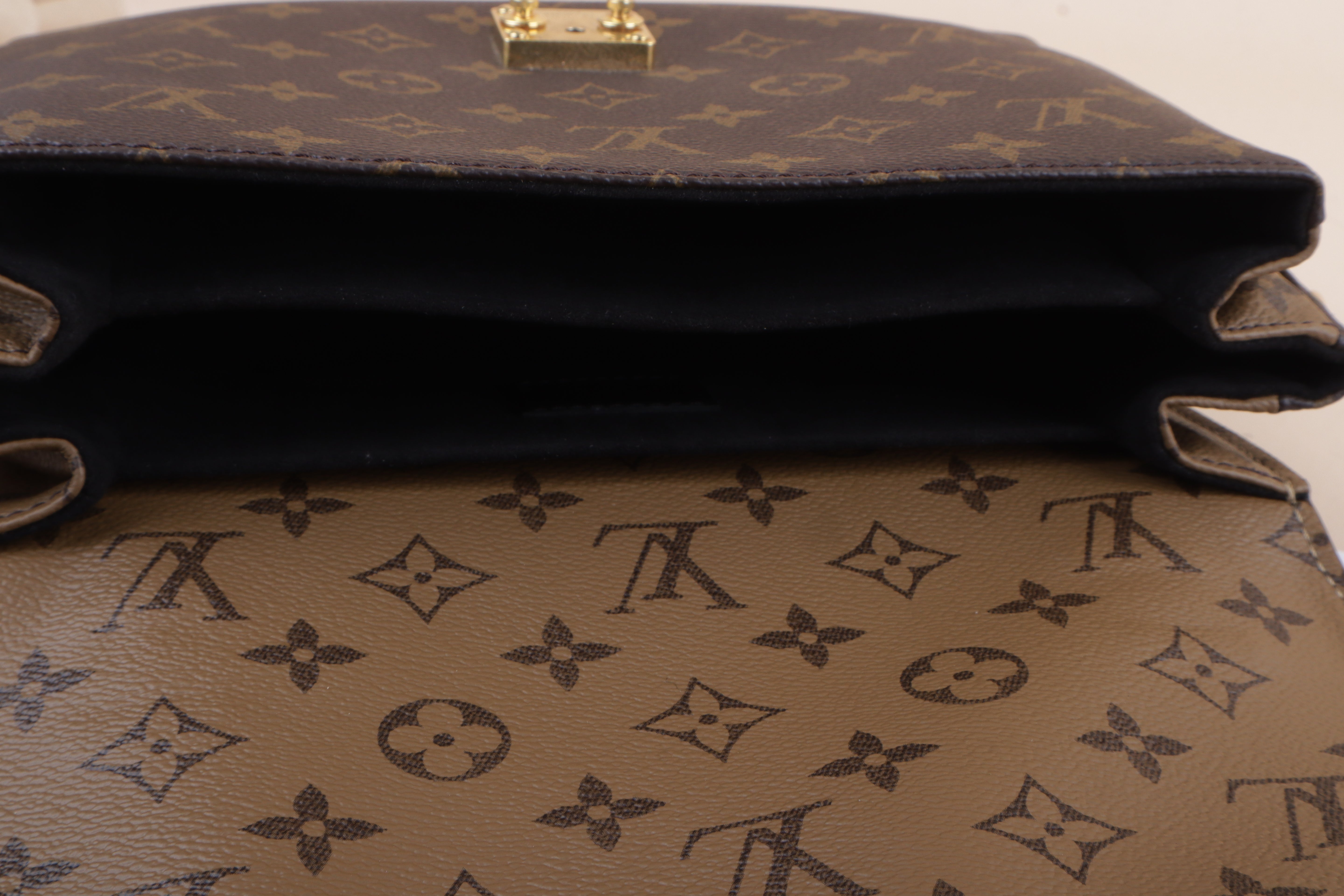 Louis Vuitton Monogram Reverse Pochette Bag