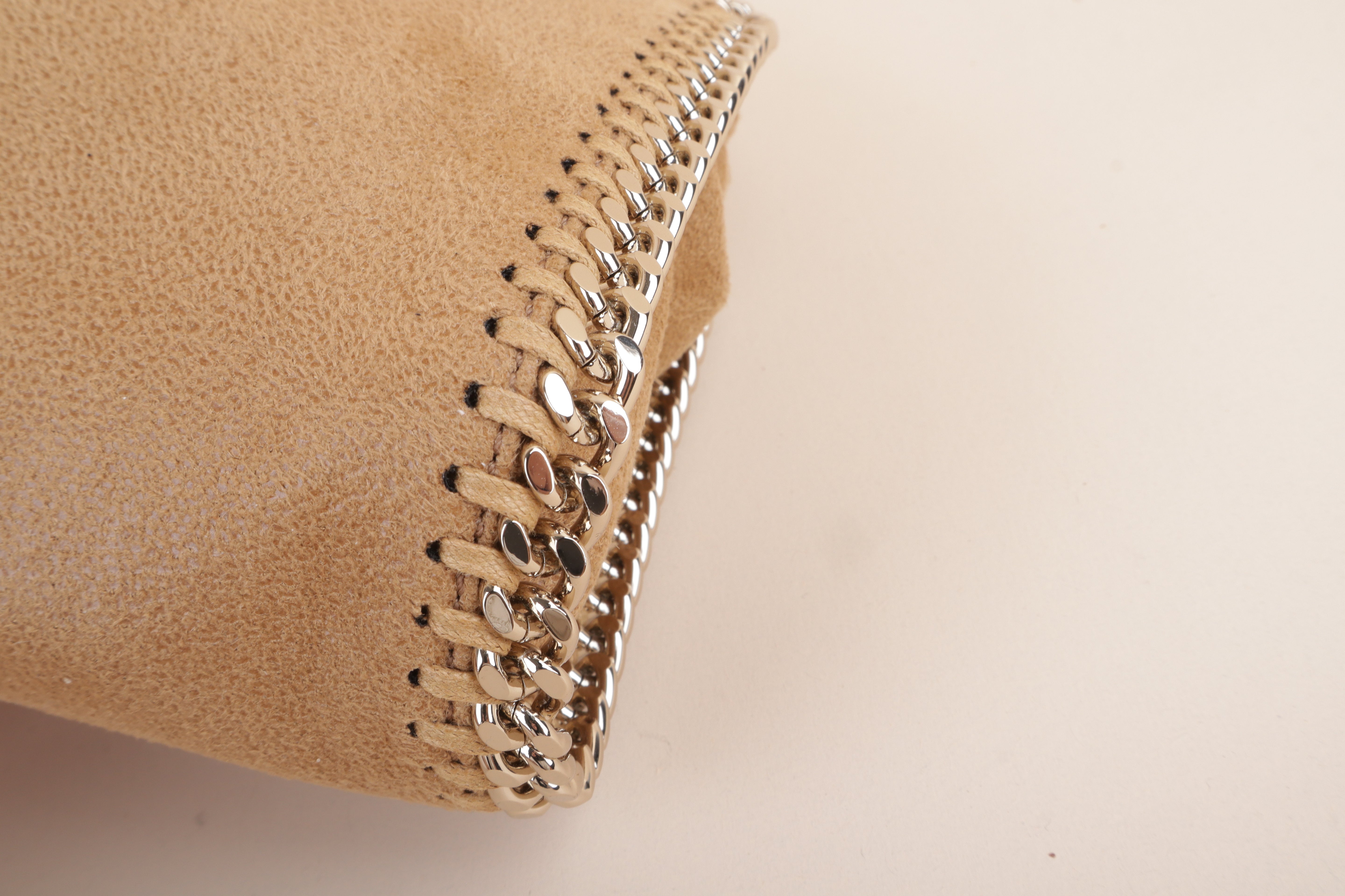 Stella Mccartney Camel Tiny Falabella Crossbody Tote Bag