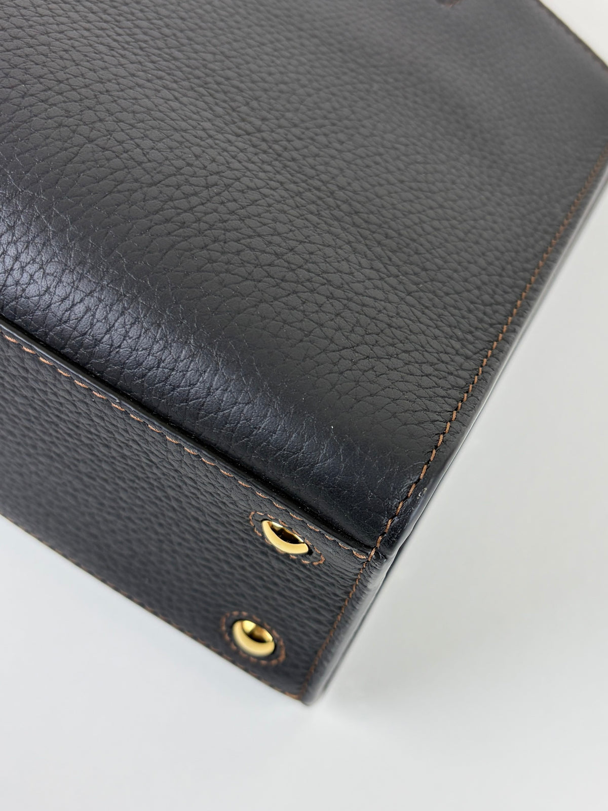 Burberry black leather Frances mini