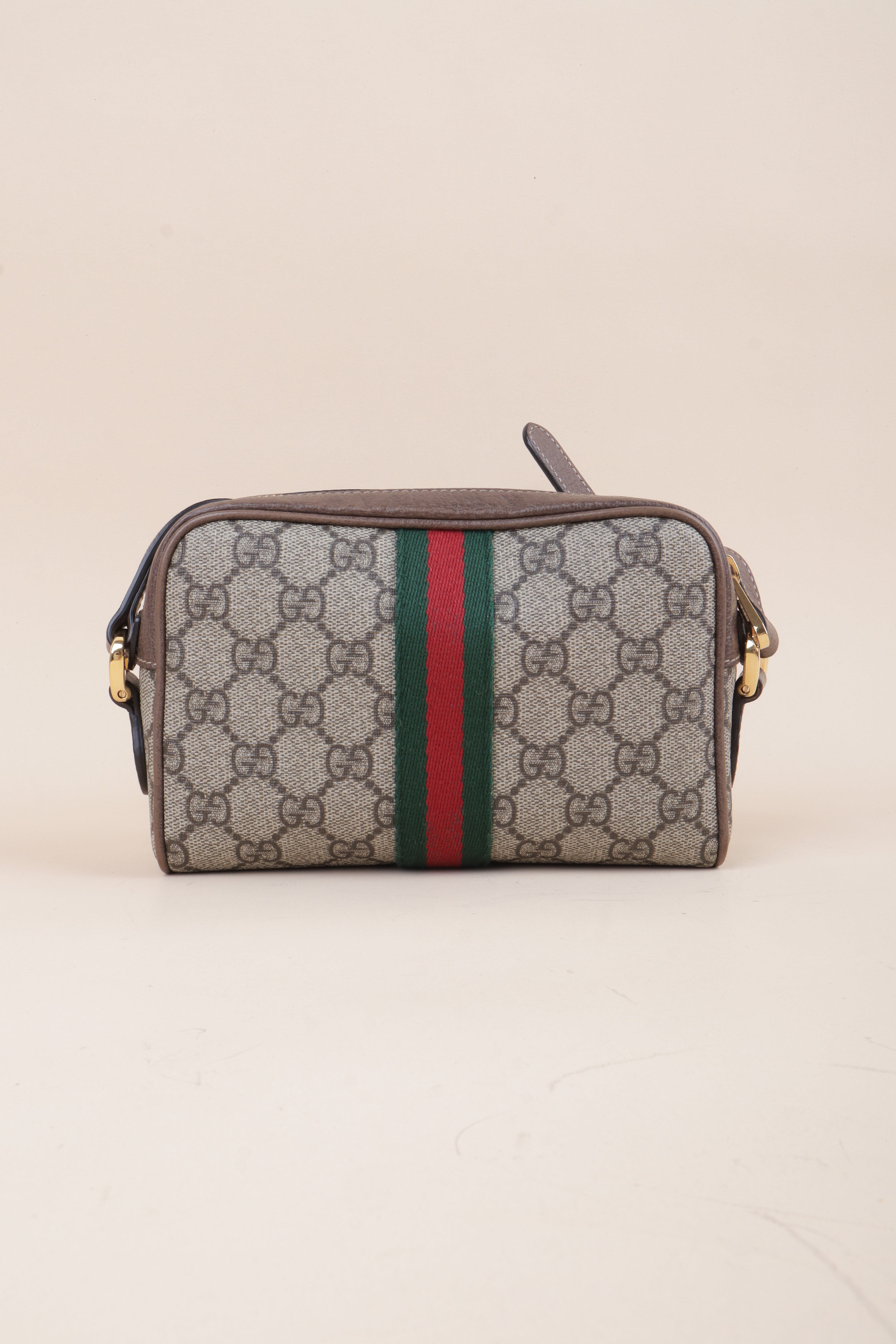 Gucci Bicolor GG Supreme Mini Ophidia Crossbody Bag