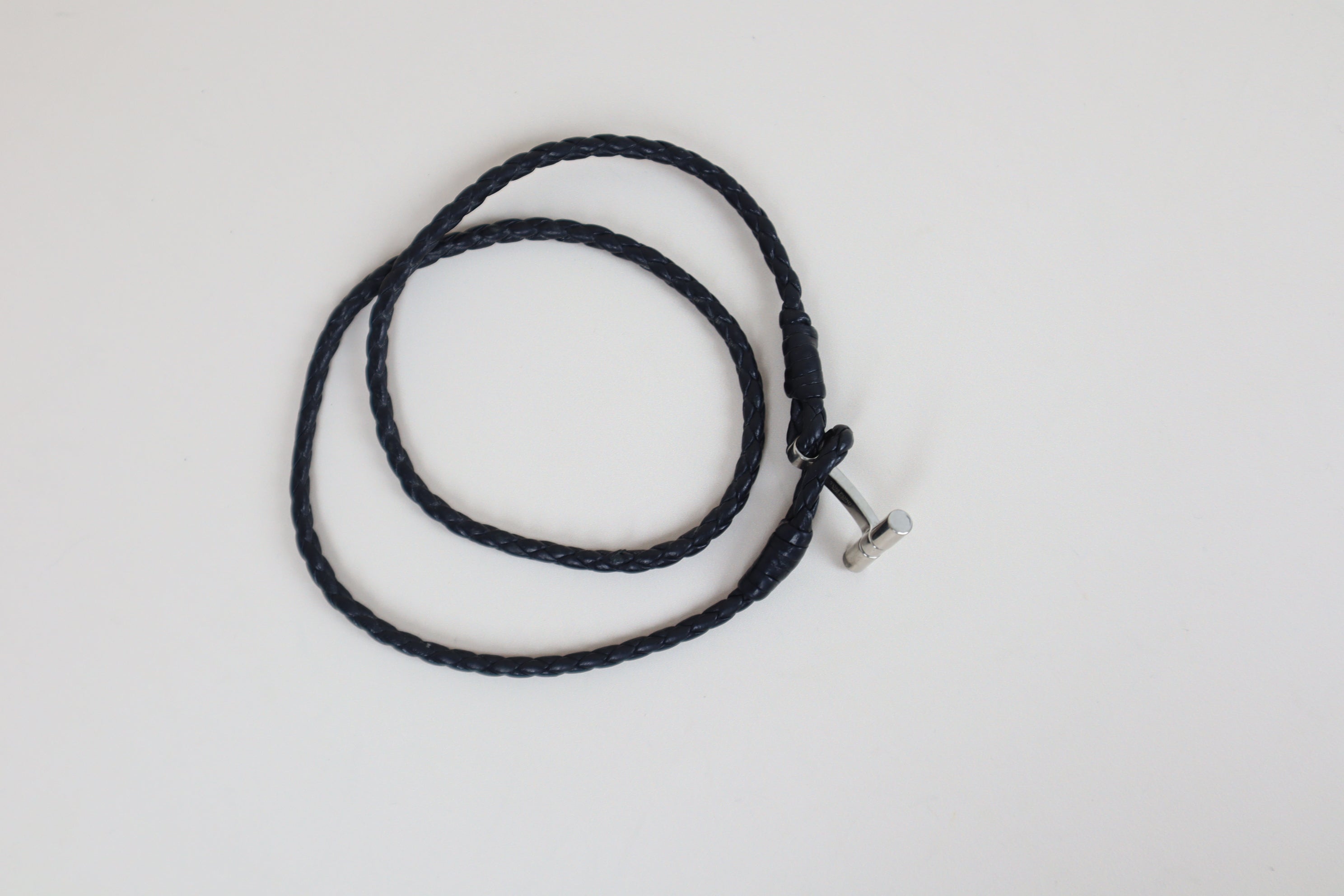 Tom Ford Black Braided Bracelet