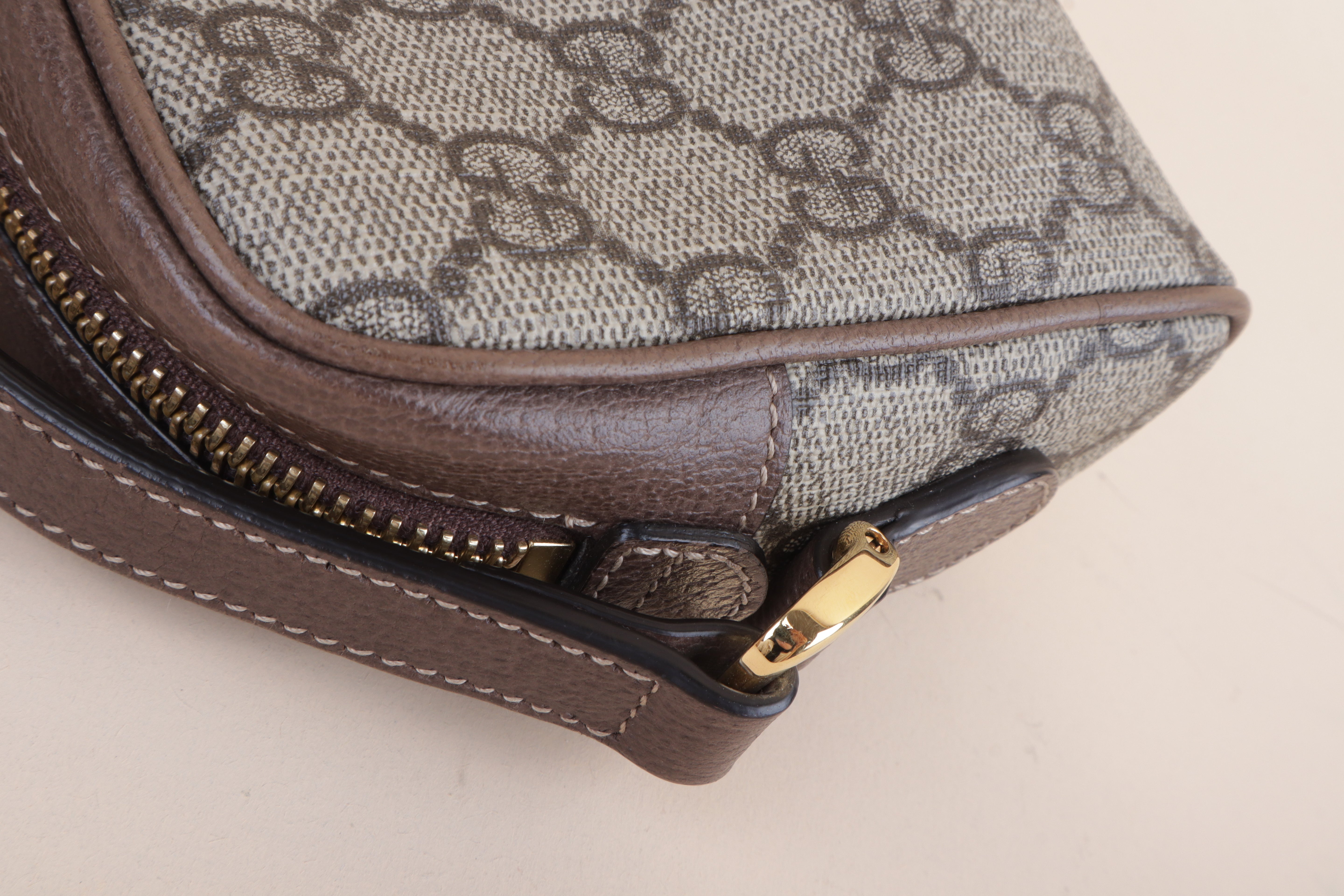 Gucci Bicolor GG Supreme Mini Ophidia Crossbody Bag