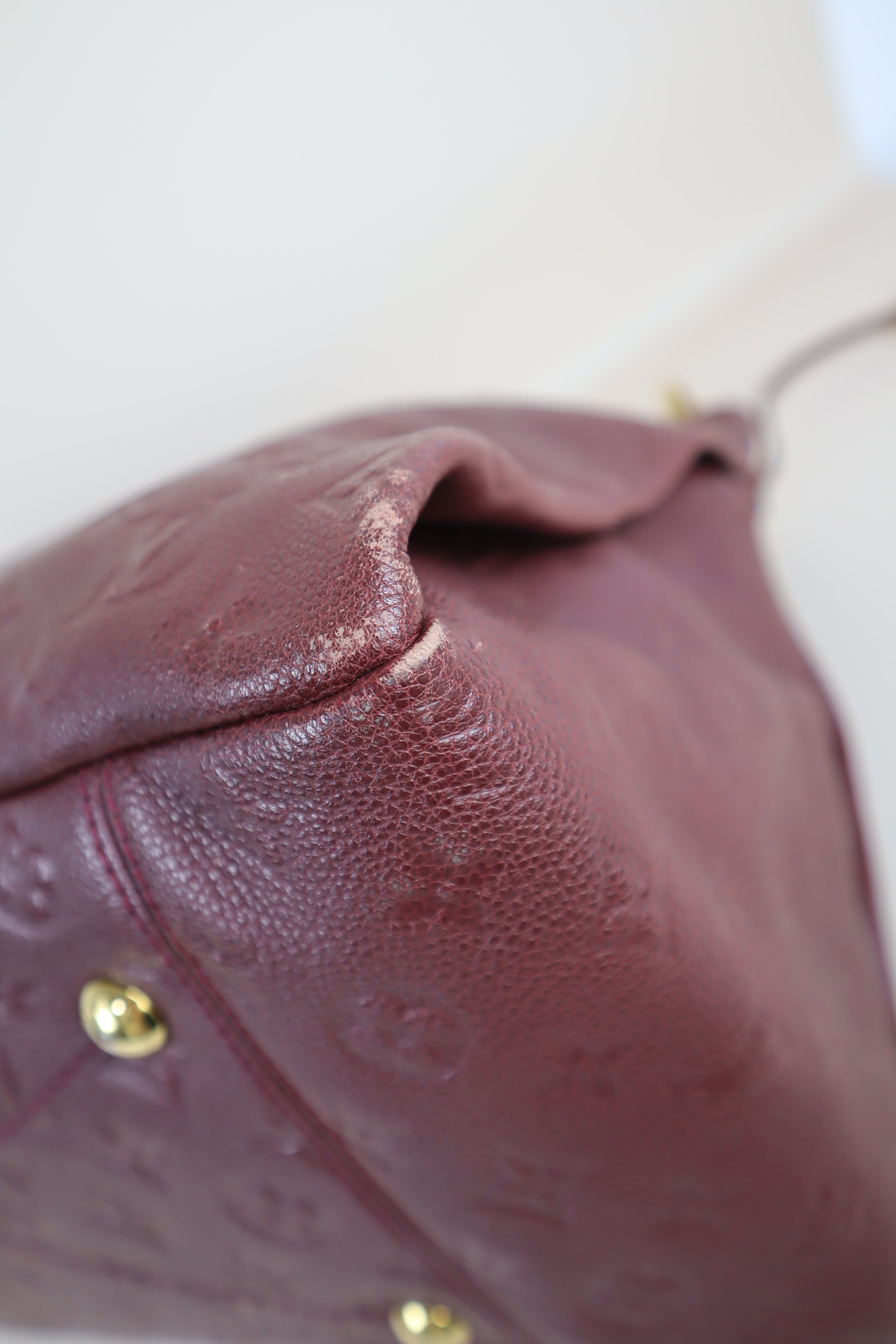Louis Vuitton Red Monogram Empreinte MM Artsy Bag
