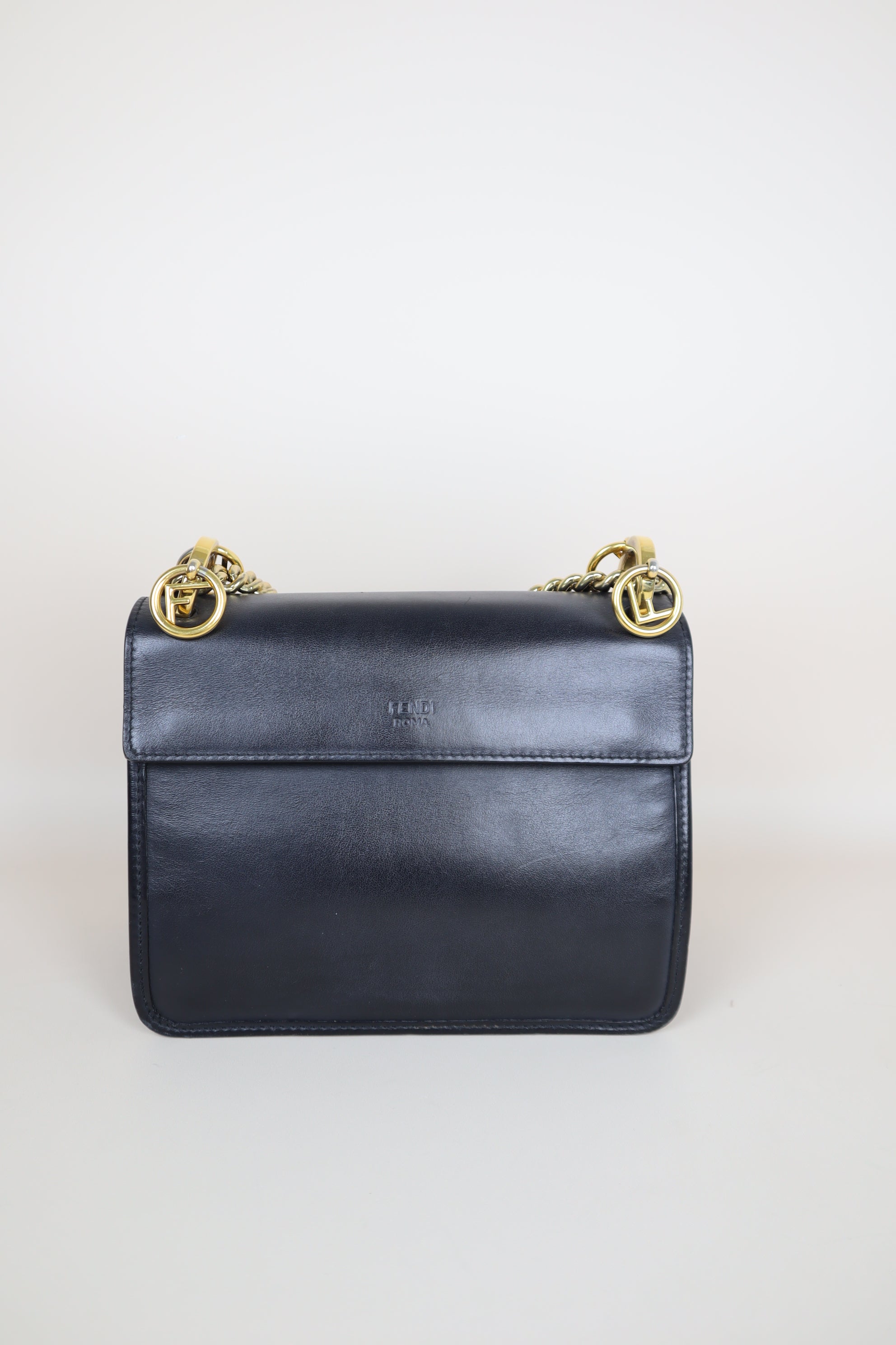 Fendi Navy Kan I Bag
