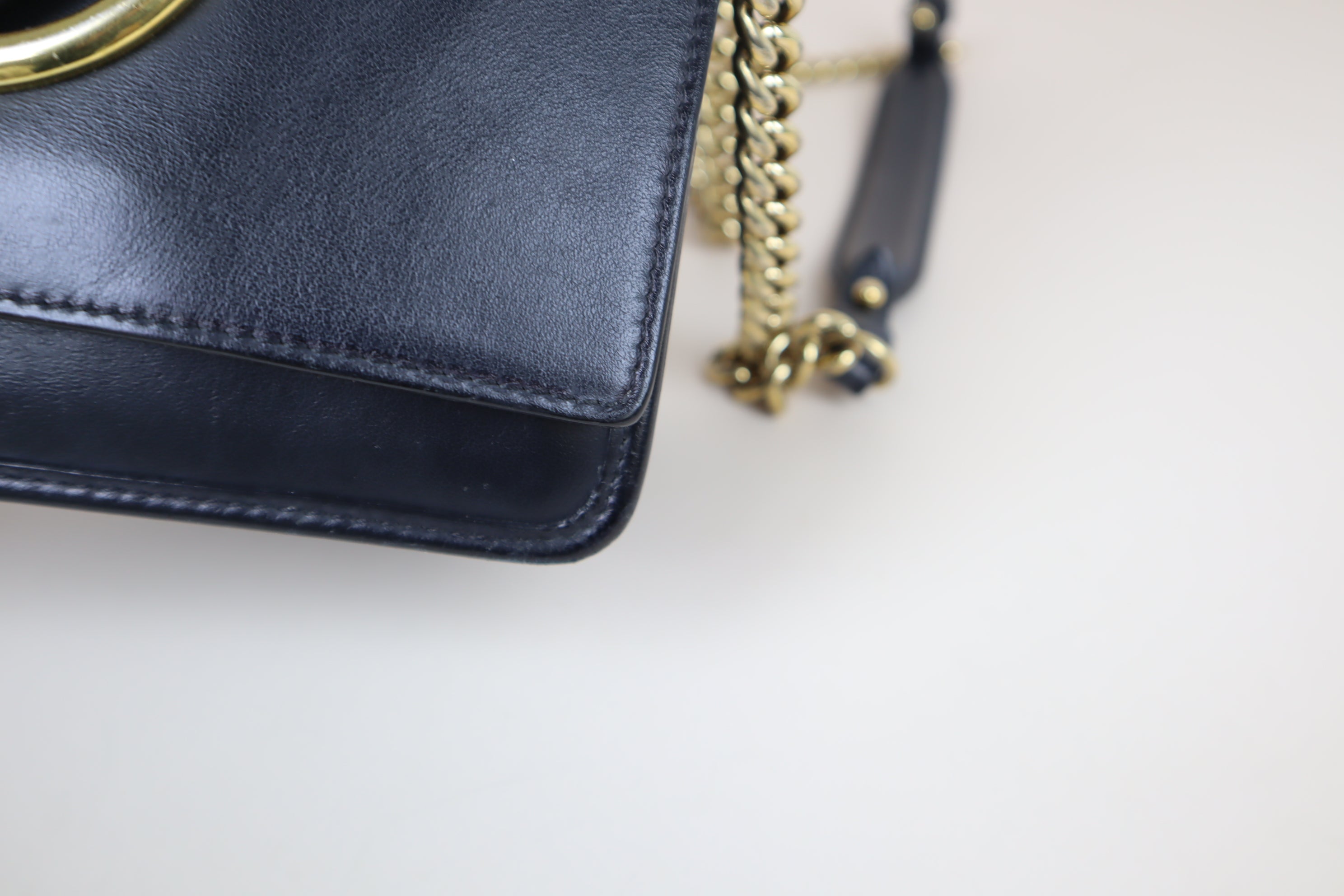 Fendi Navy Kan I Bag