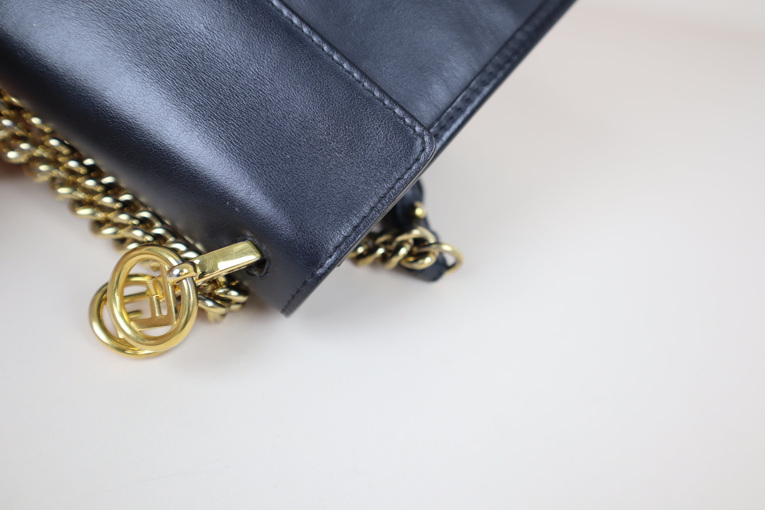 Fendi Navy Kan I Bag