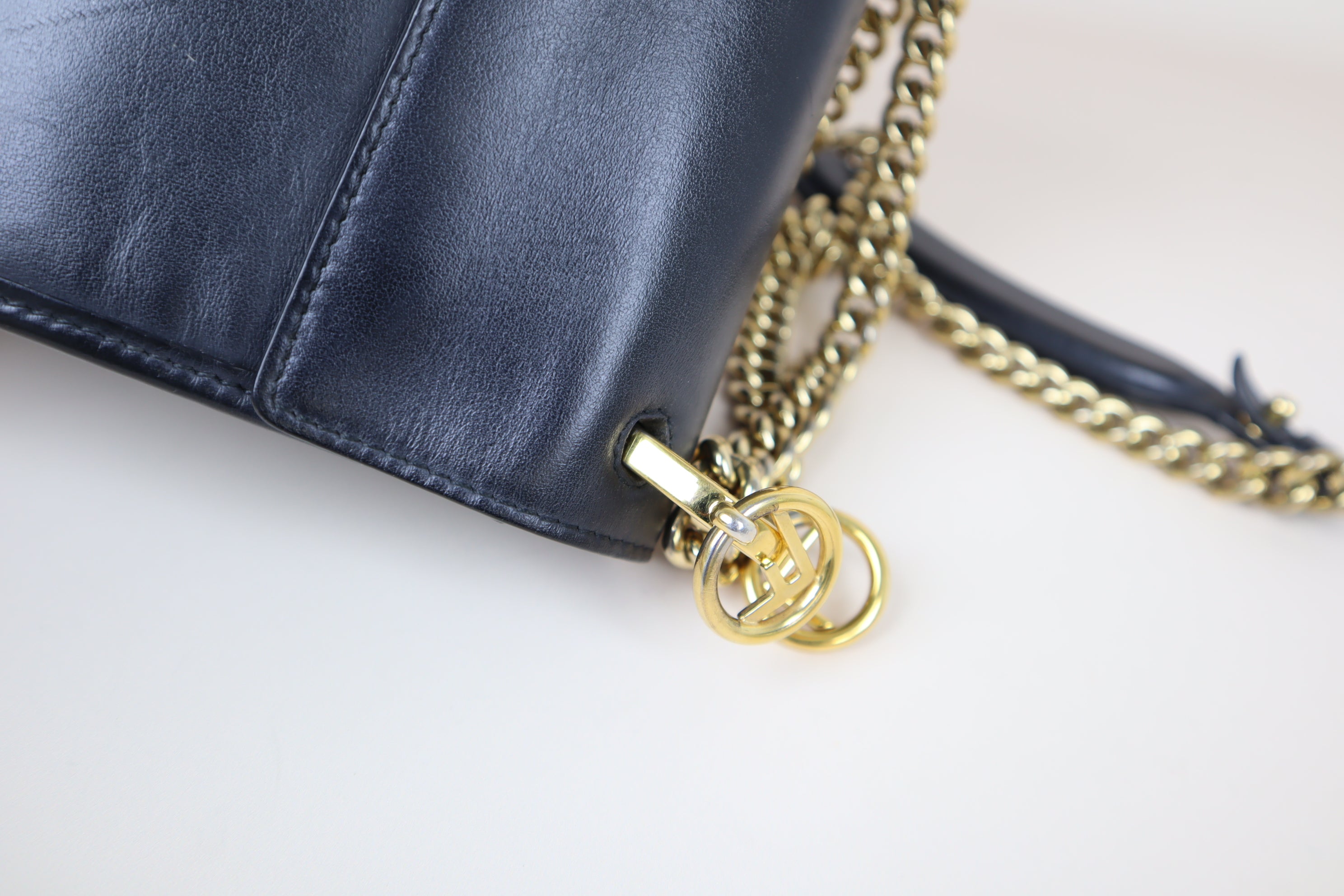 Fendi Navy Kan I Bag