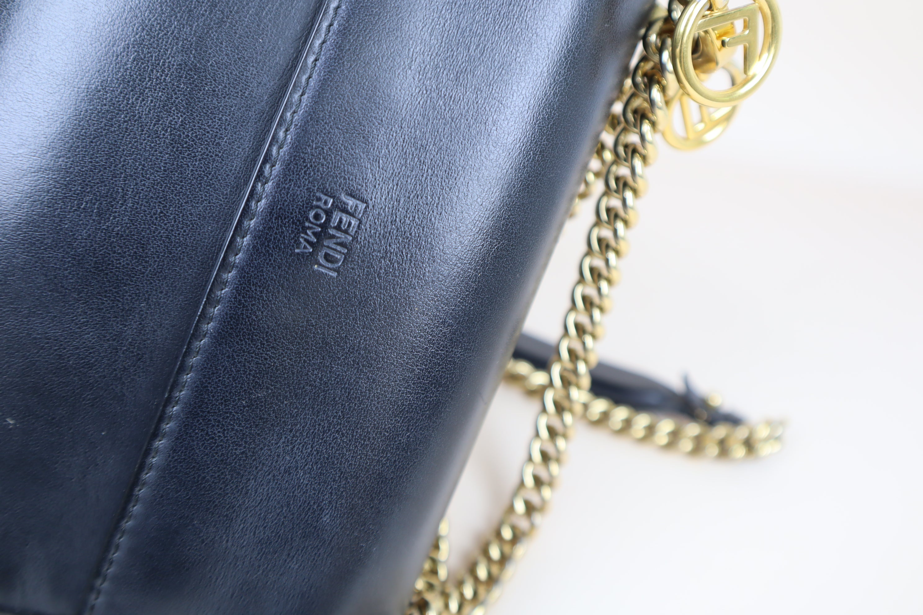 Fendi Navy Kan I Bag-handbag-Fendi-The Closet Egypt