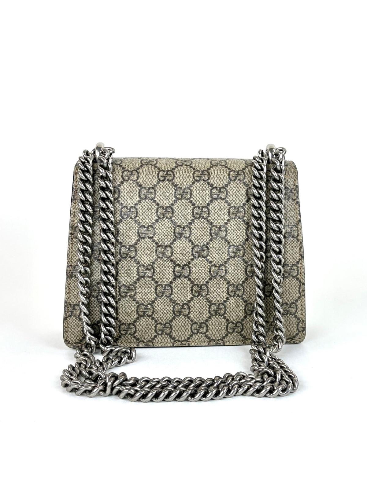 Gucci beige GG supreme Dionysus mini shoulder bag