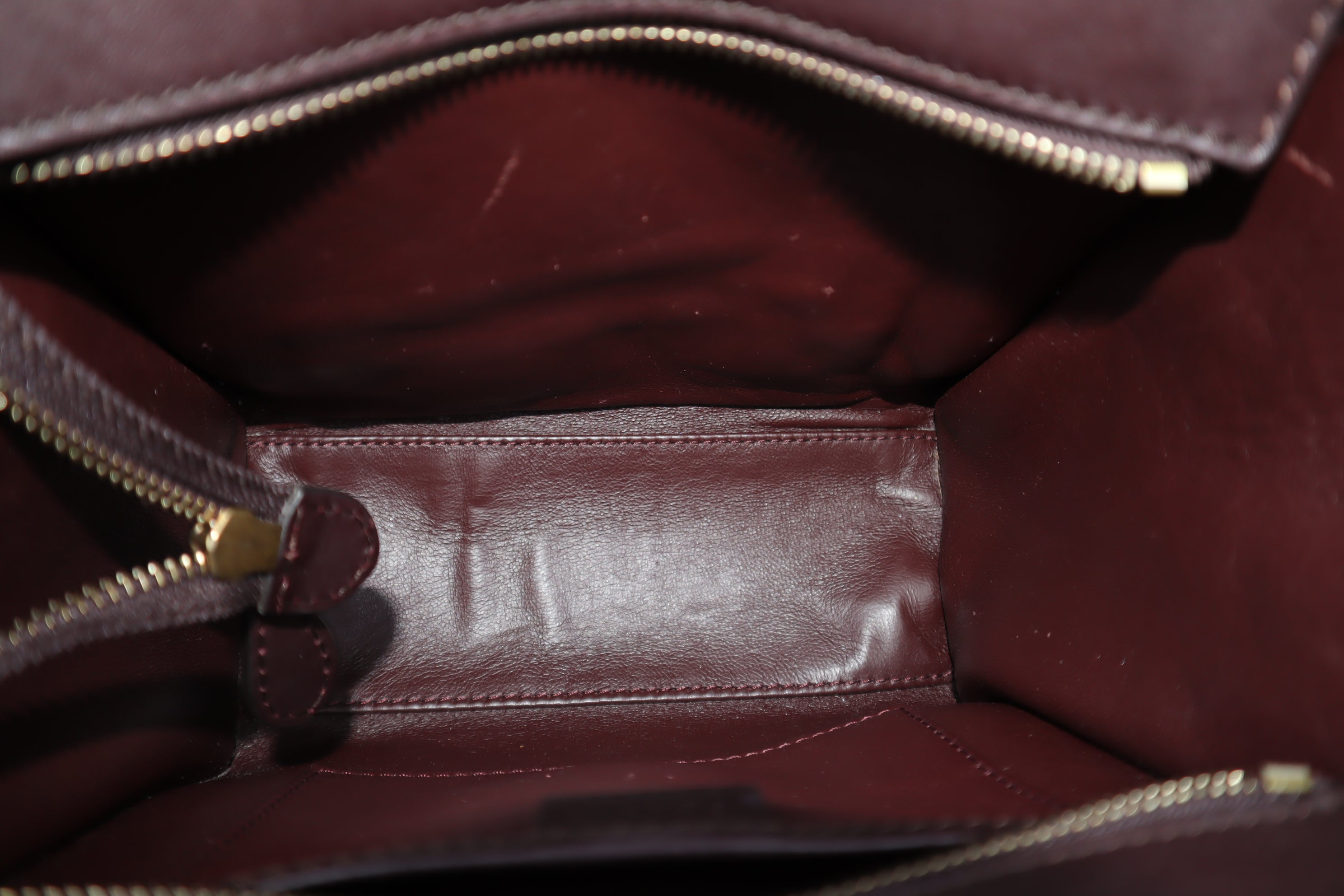 Celine Tricolor Nano Luggage Tote Bag