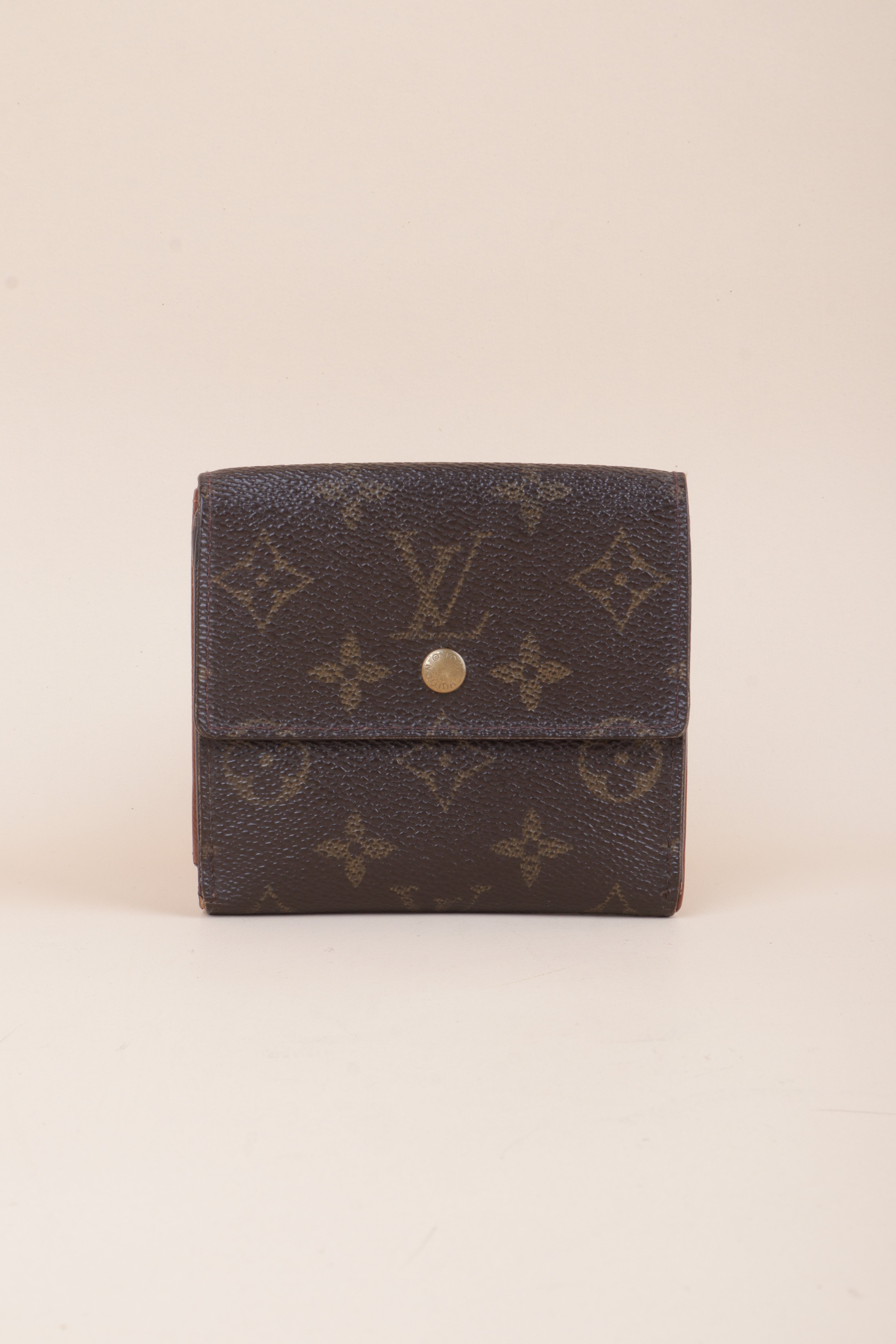 Louis Vuitton Monogram Elise Double Sides Compact Small Wallet