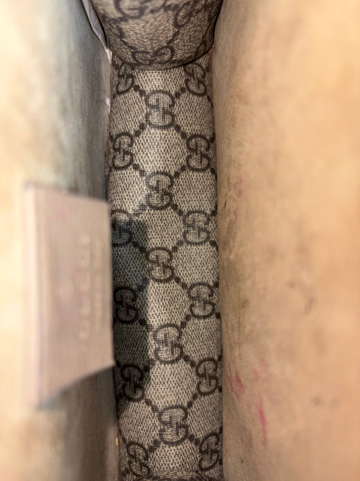 Gucci beige GG supreme Dionysus mini shoulder bag