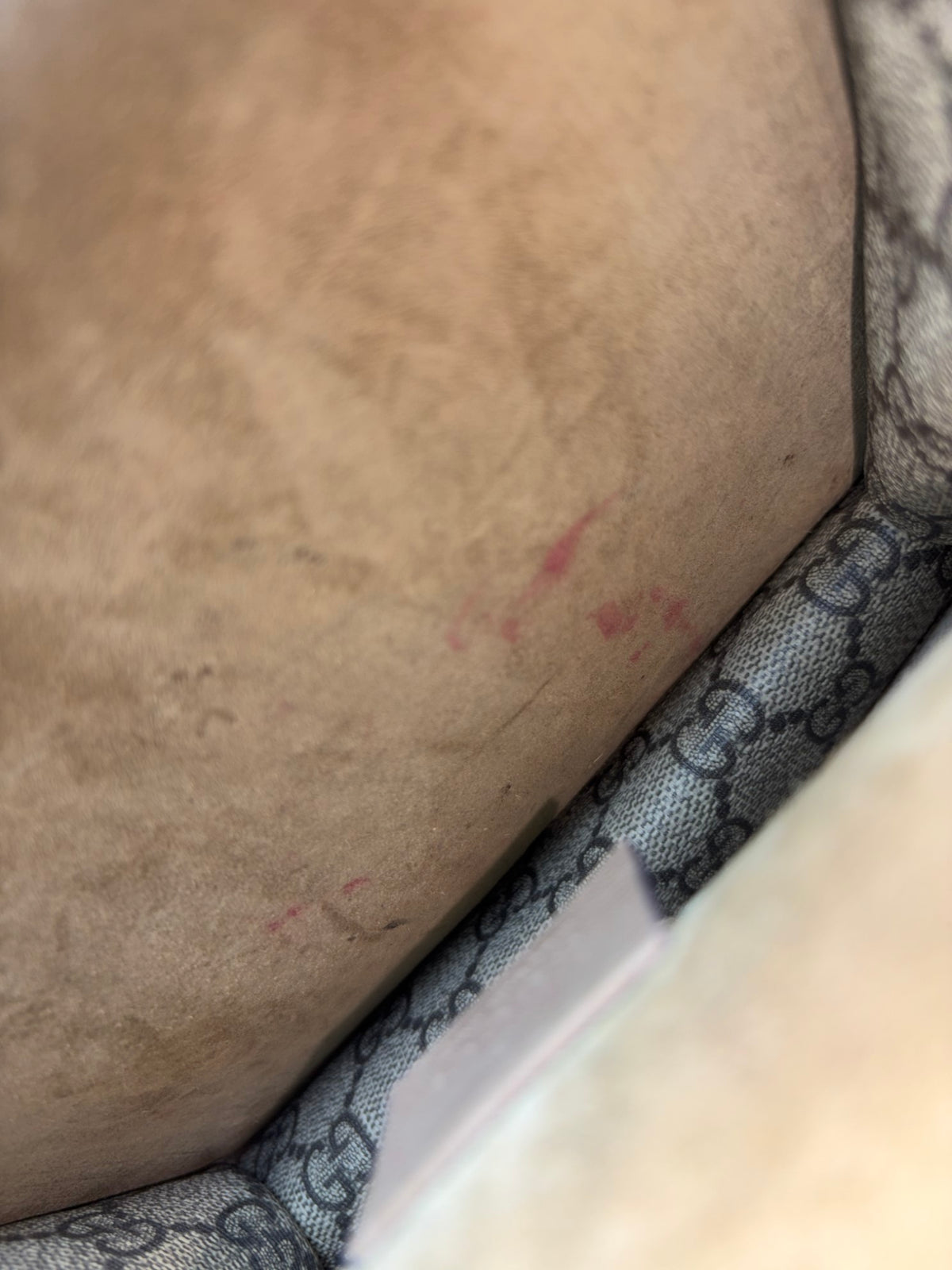 Gucci beige GG supreme Dionysus mini shoulder bag