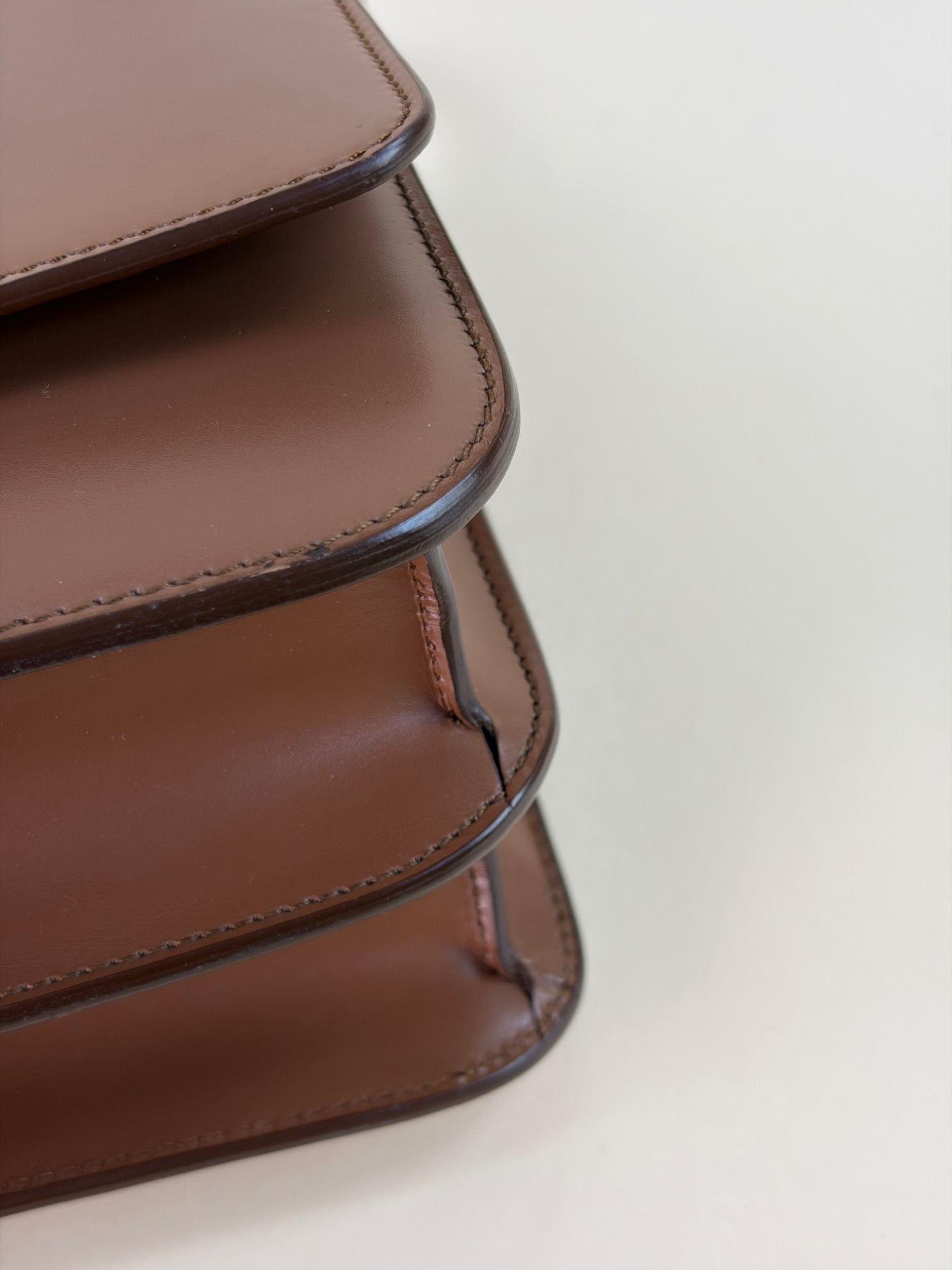 Burberry Brown TB Monogram Medium Shoulder Bag