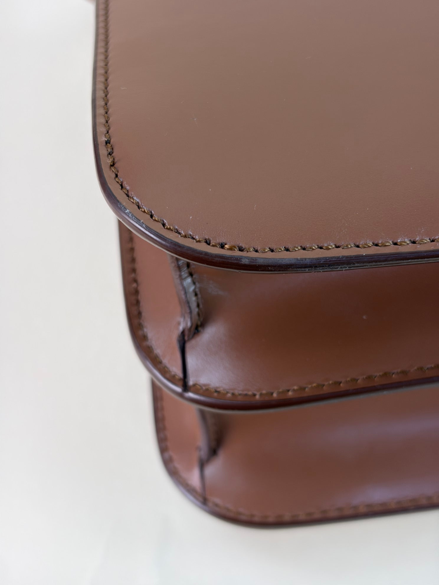 Burberry Brown TB Monogram Medium Shoulder Bag