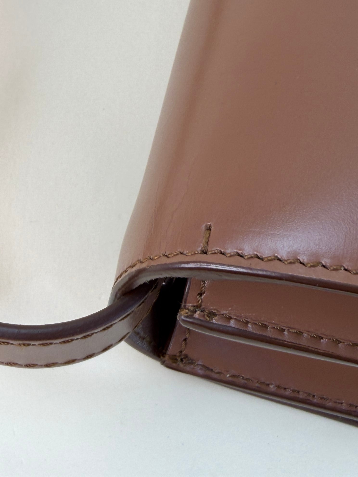 Burberry Brown TB Monogram Medium Shoulder Bag