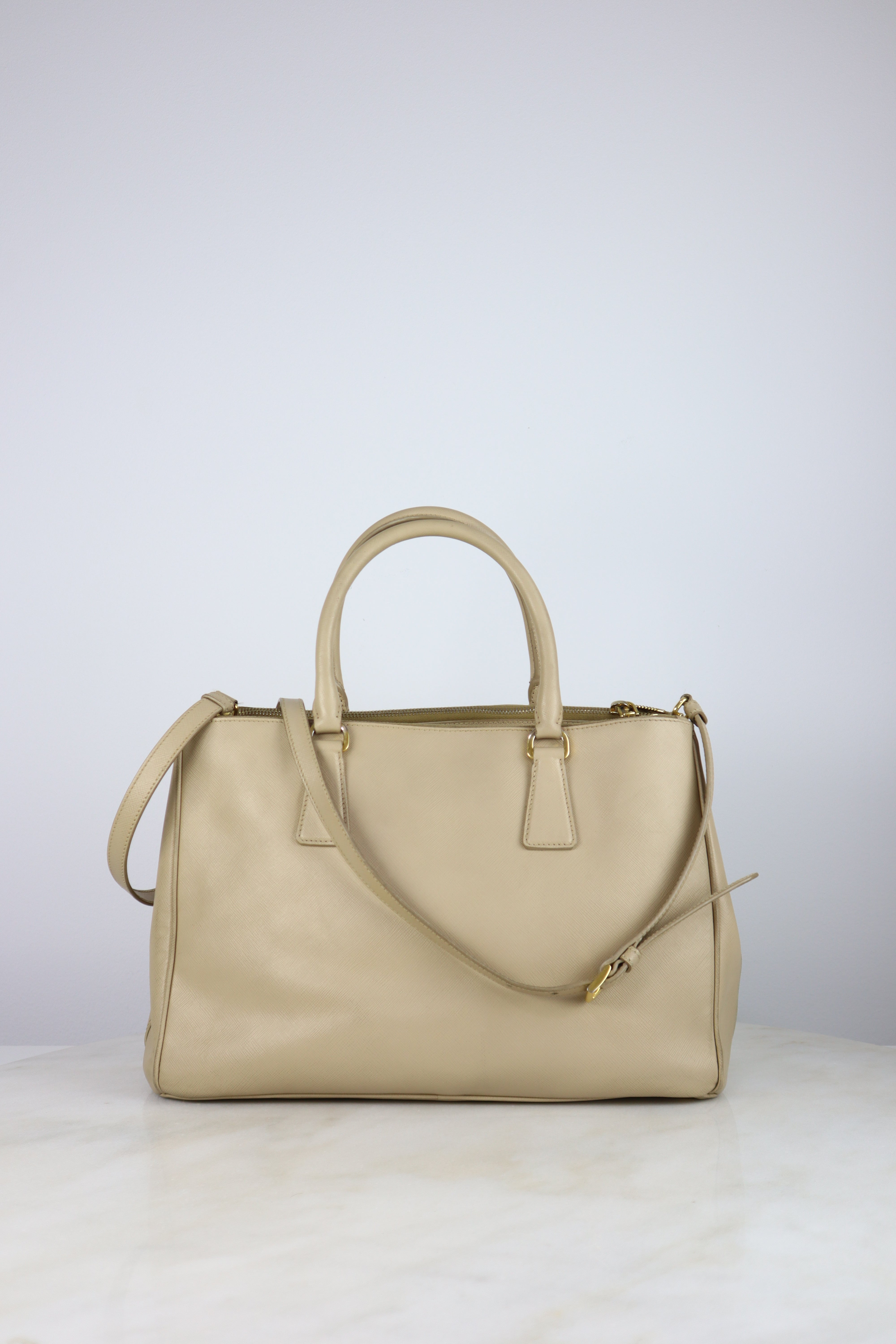 Prada Beige Large Tote Bag