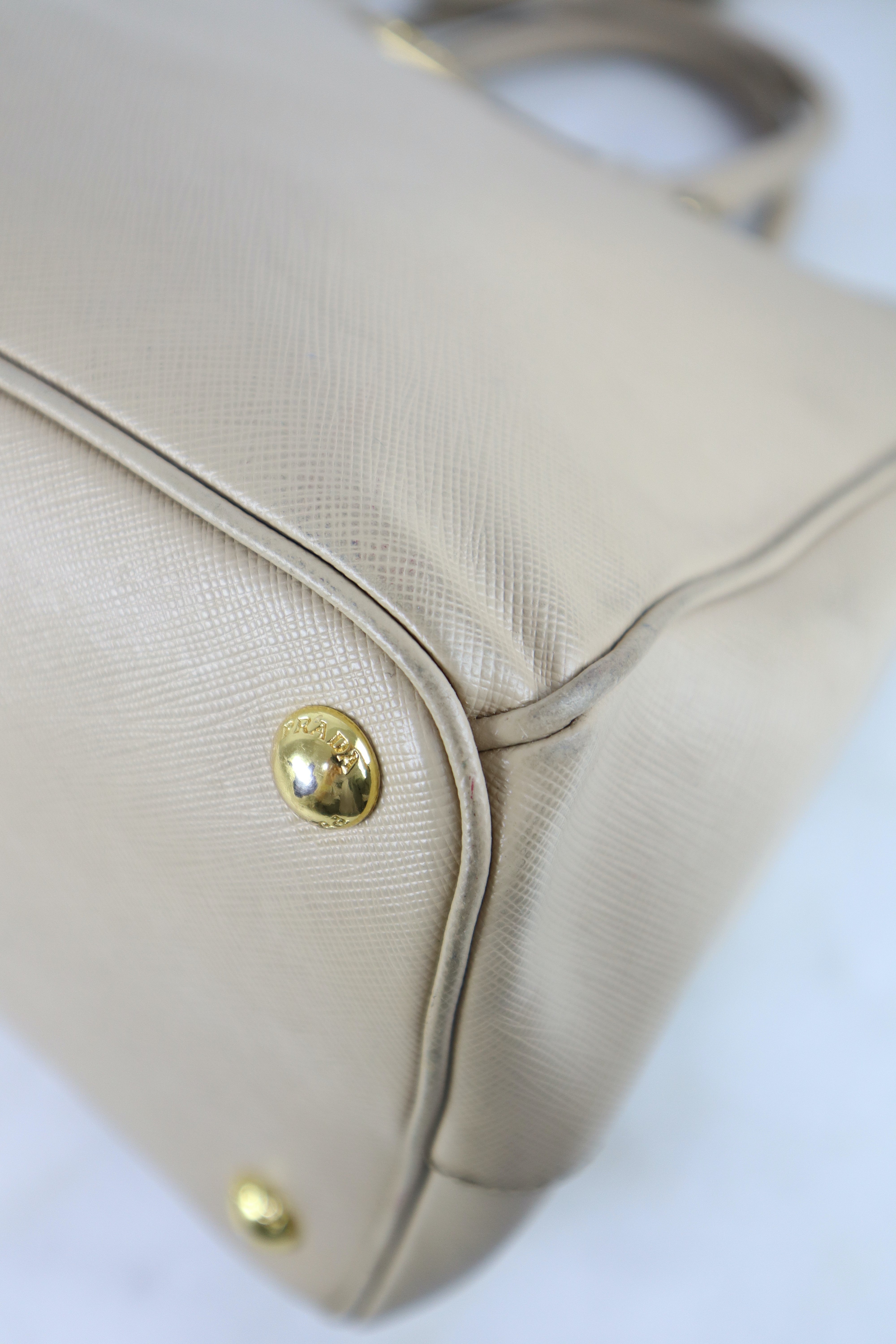 Prada Beige Large Tote Bag