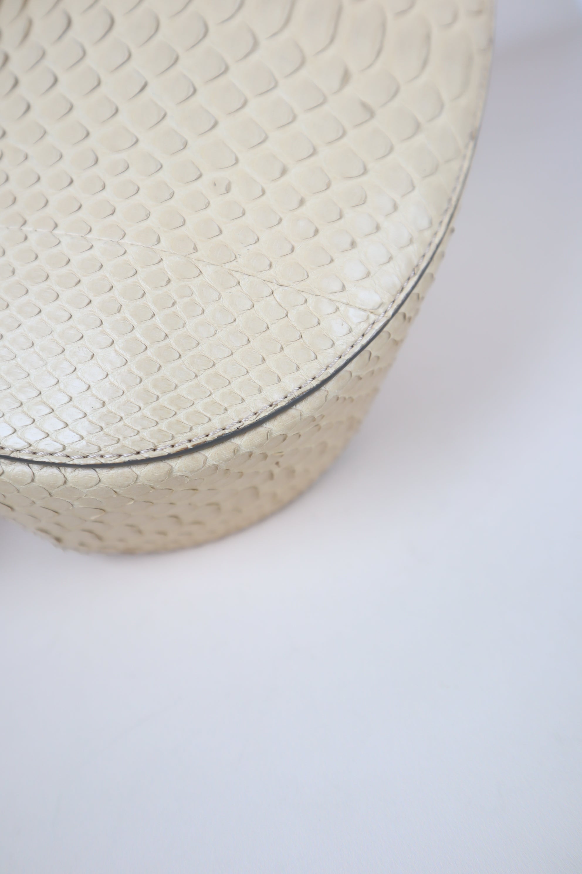 Chloe Beige Python Small Drew Shoulder Bag